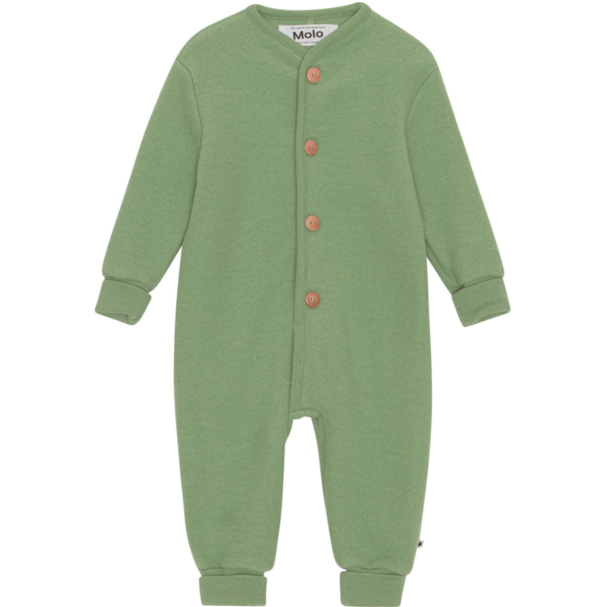 Molo Moss Green Umar Fleece Drakt