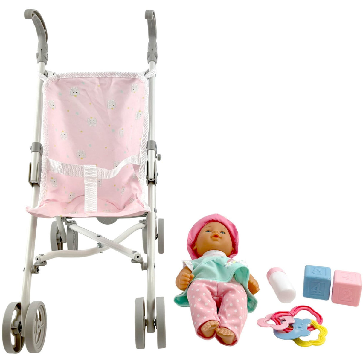 Happy Friend Lotta Dukke 30 Cm Med Stroller Sett