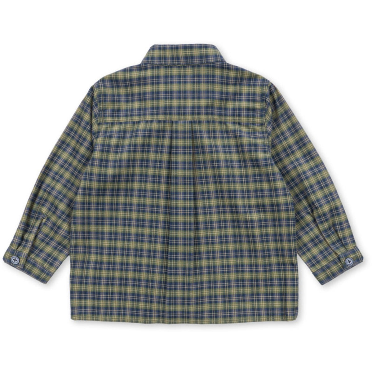 Konges Sløjd Laurel Blue Check Cara Ls Skjorte GOTS