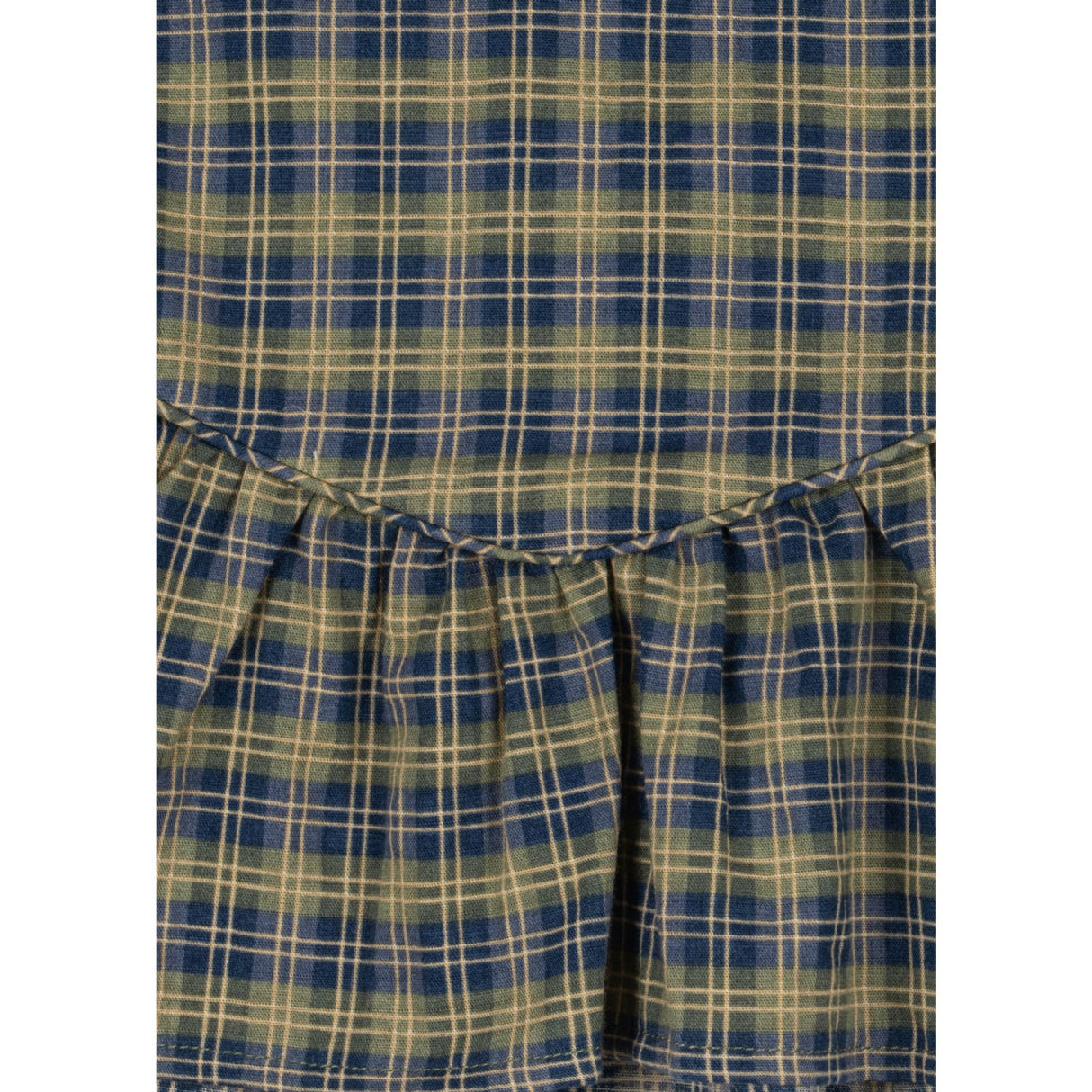 Konges Sløjd Laurel Blue Check Terre Bluse GOTS