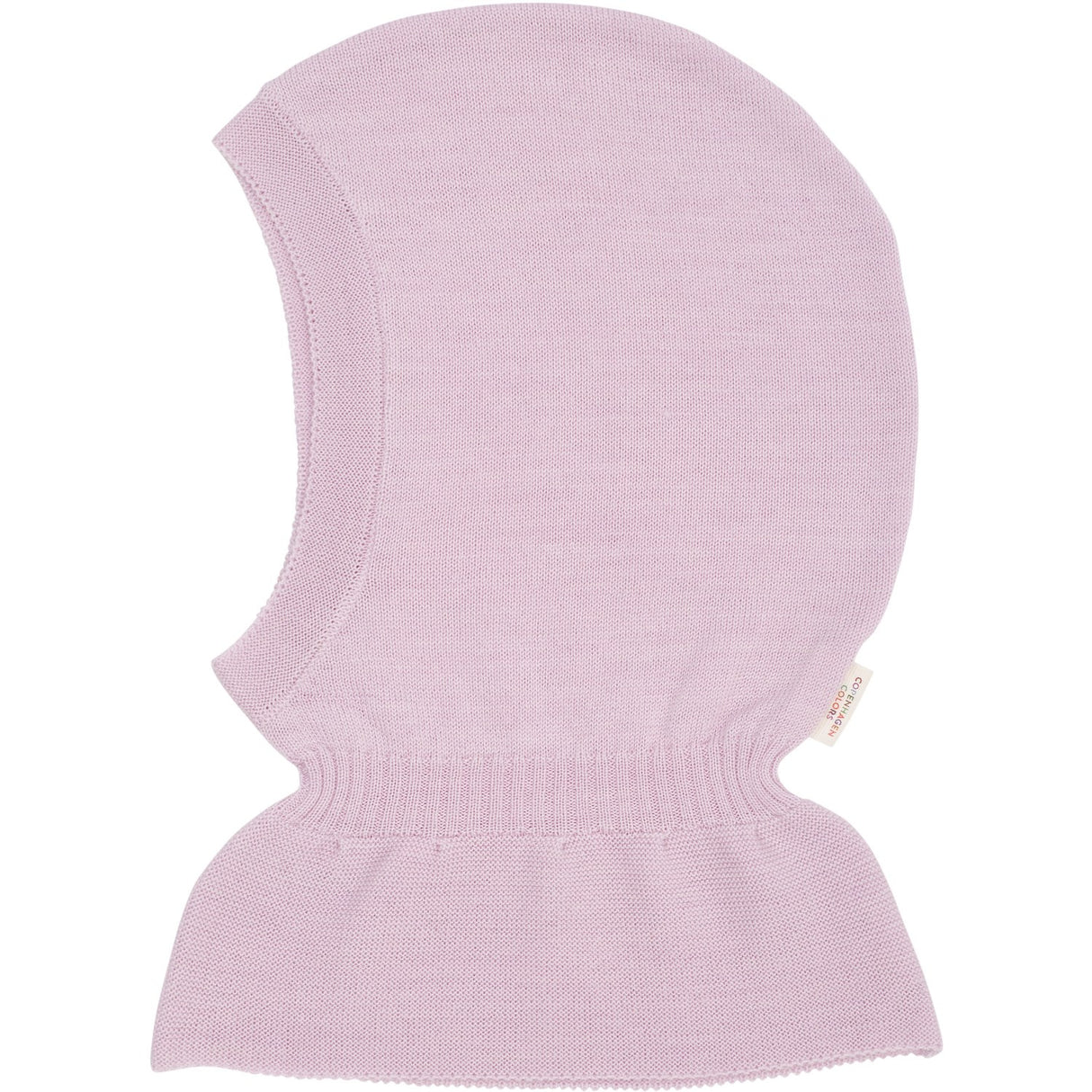 COPENHAGEN COLORS Lavender Lt. Strikket Merino Elefantlue Med Frill