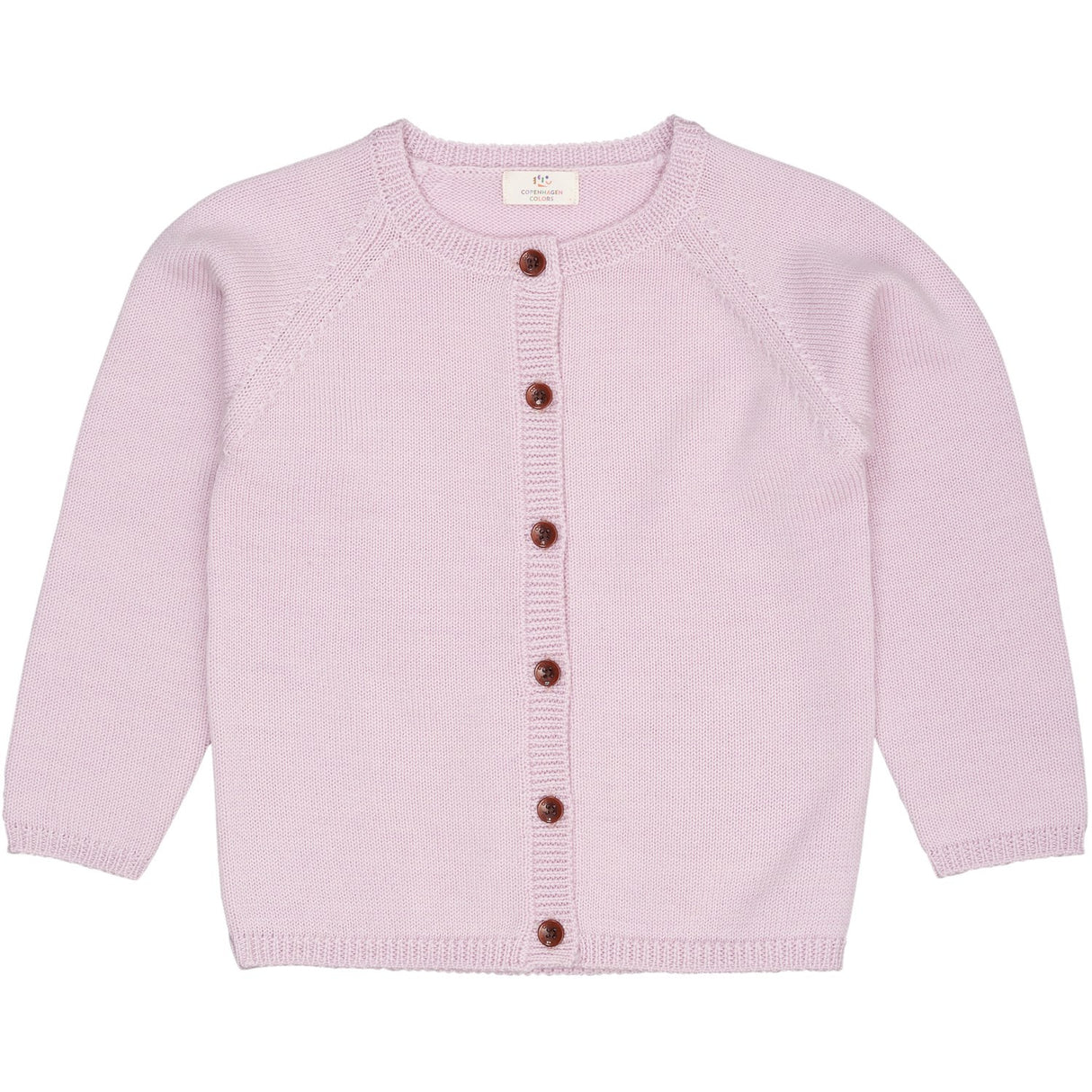 COPENHAGEN COLORS Lavender Merino Strikket Cardigan