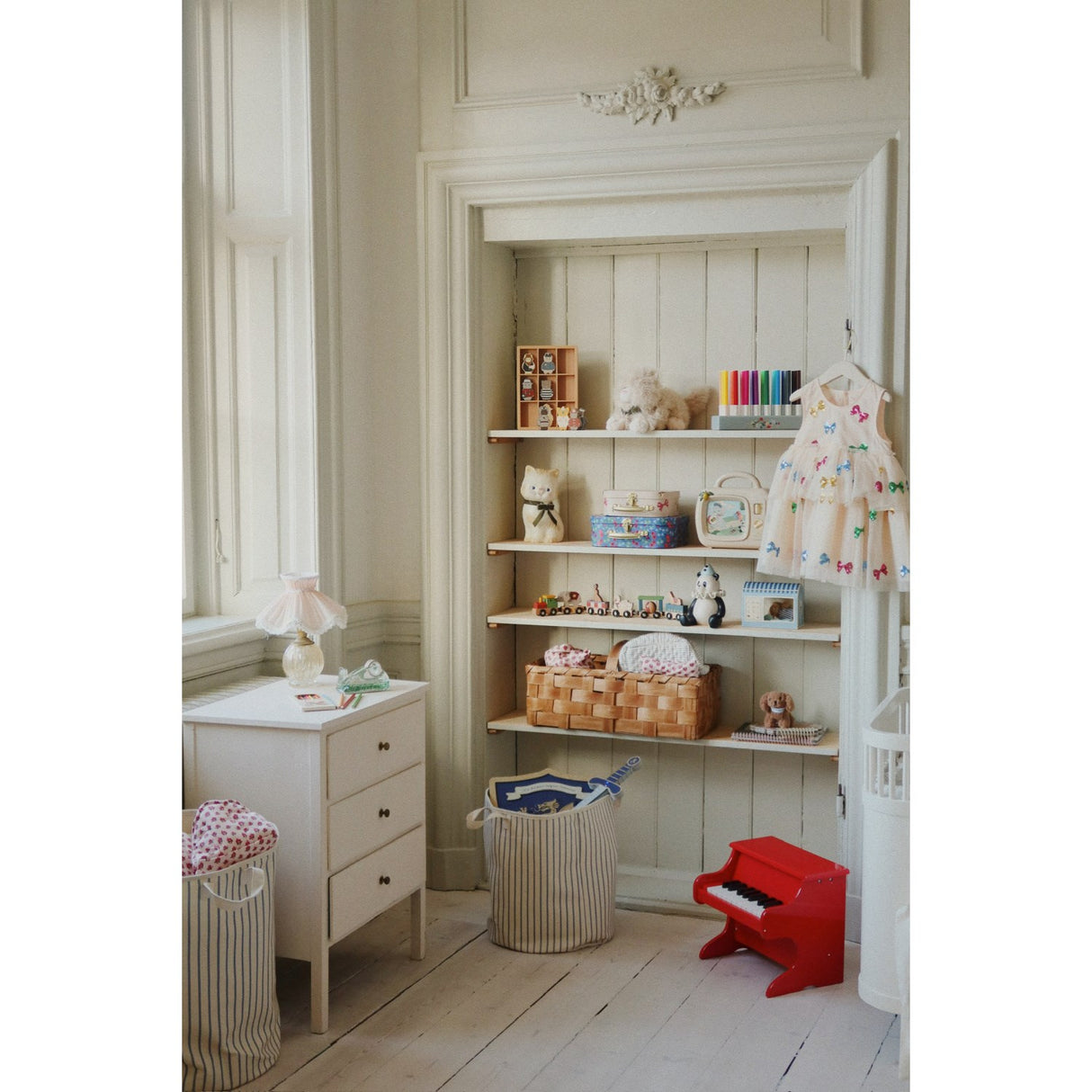 Konges Sløjd Sailor Stripe Leketøy Oppbevaring Bags Sett