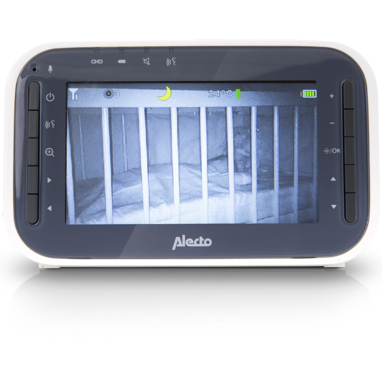 Alecto Video Baby Monitor Med 4,3 Inch Colour Display