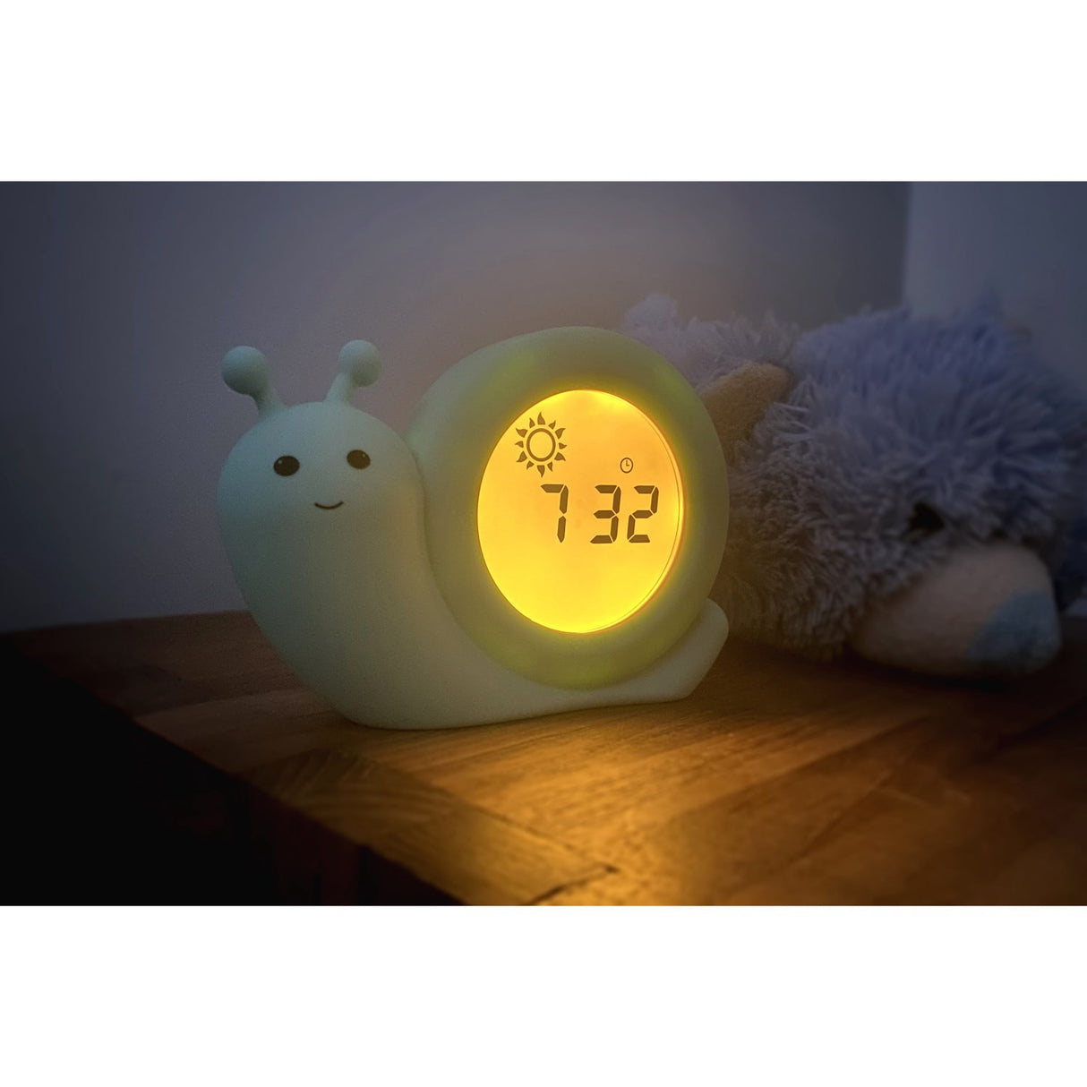 Alecto Green Sleep Trainer Night Light Og Alarm Clock