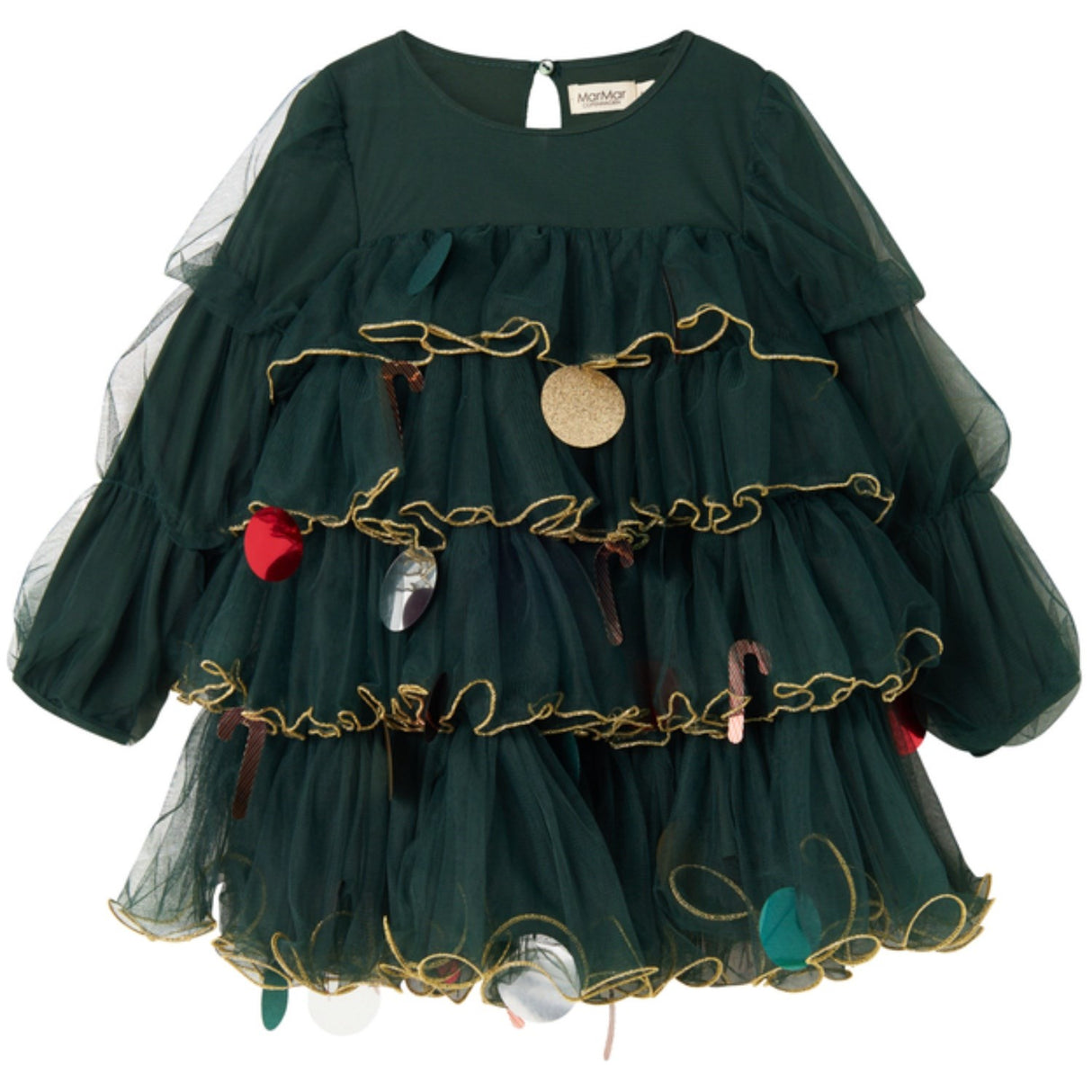 MarMar Ballerina Glitter Dark Leaf December Kjole
