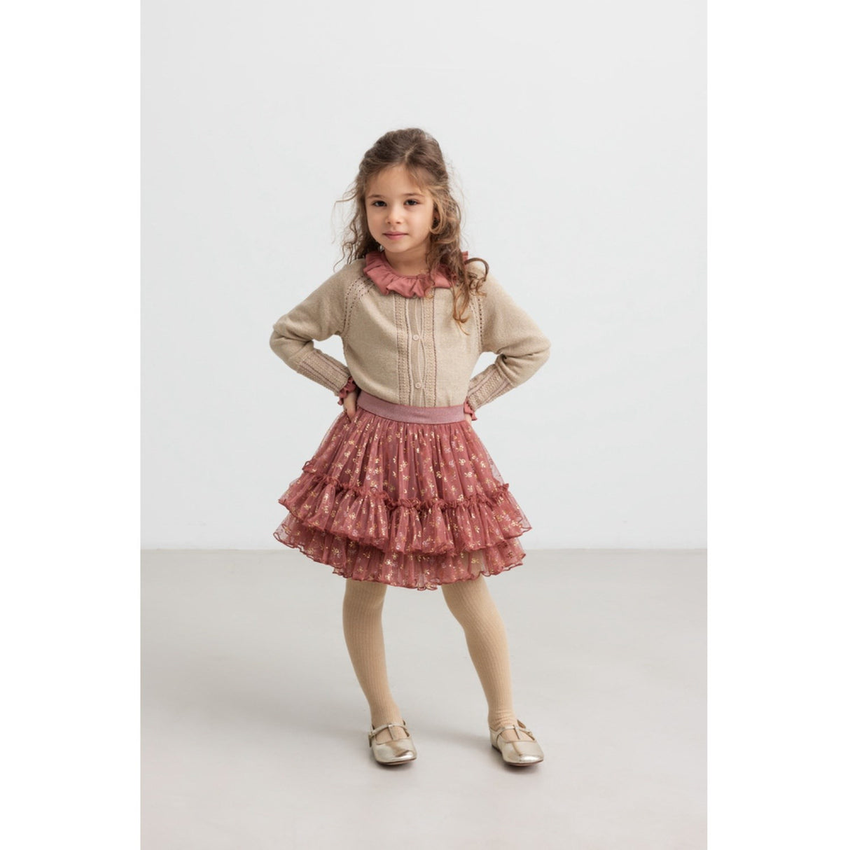 MarMar Ballerina Glitter Bow Dancer Tutu Skjørt