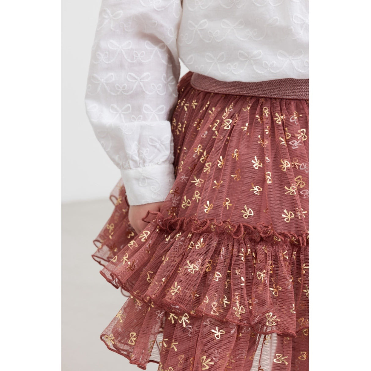 MarMar Ballerina Glitter Bow Dancer Tutu Skjørt