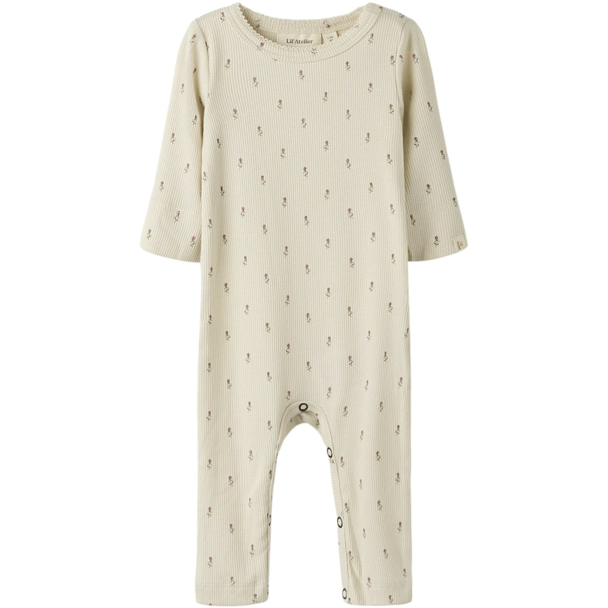 Lil'Atelier Turtledove Floral Nbfgago Ls Natt Drakt Lil