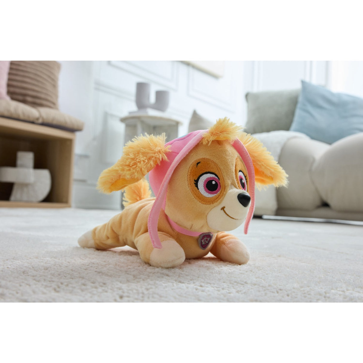 Paw Patrol Gund Hat & Halsbånd Plys 20 Cm Skye