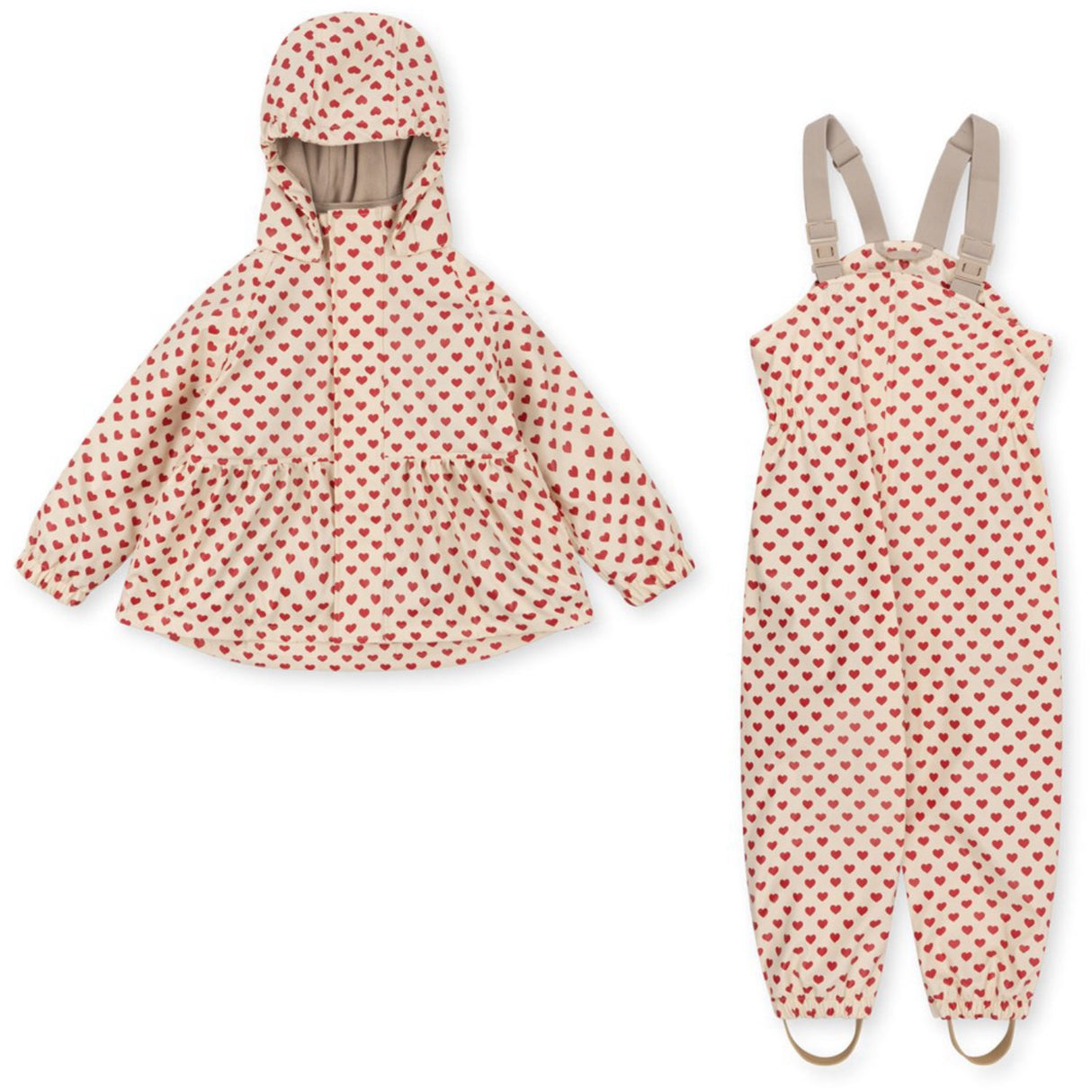 Konges Sløjd Coeur Rouge Rainy Palme Sett Girl