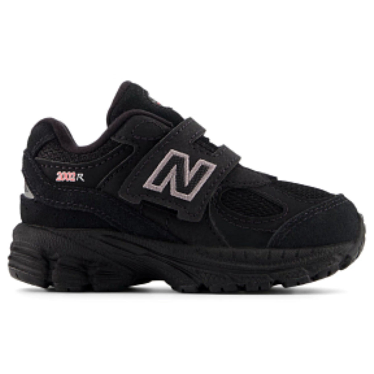 New Balance Black 2002 Kids Hook & Loop Sneakers