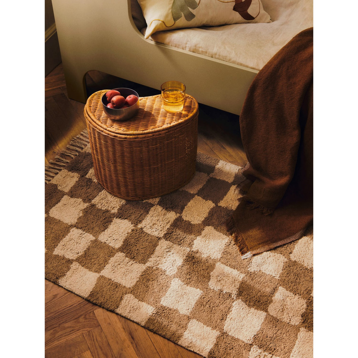 Ferm Living Natural Willora Flettet Oppbevaring 2-Pakning