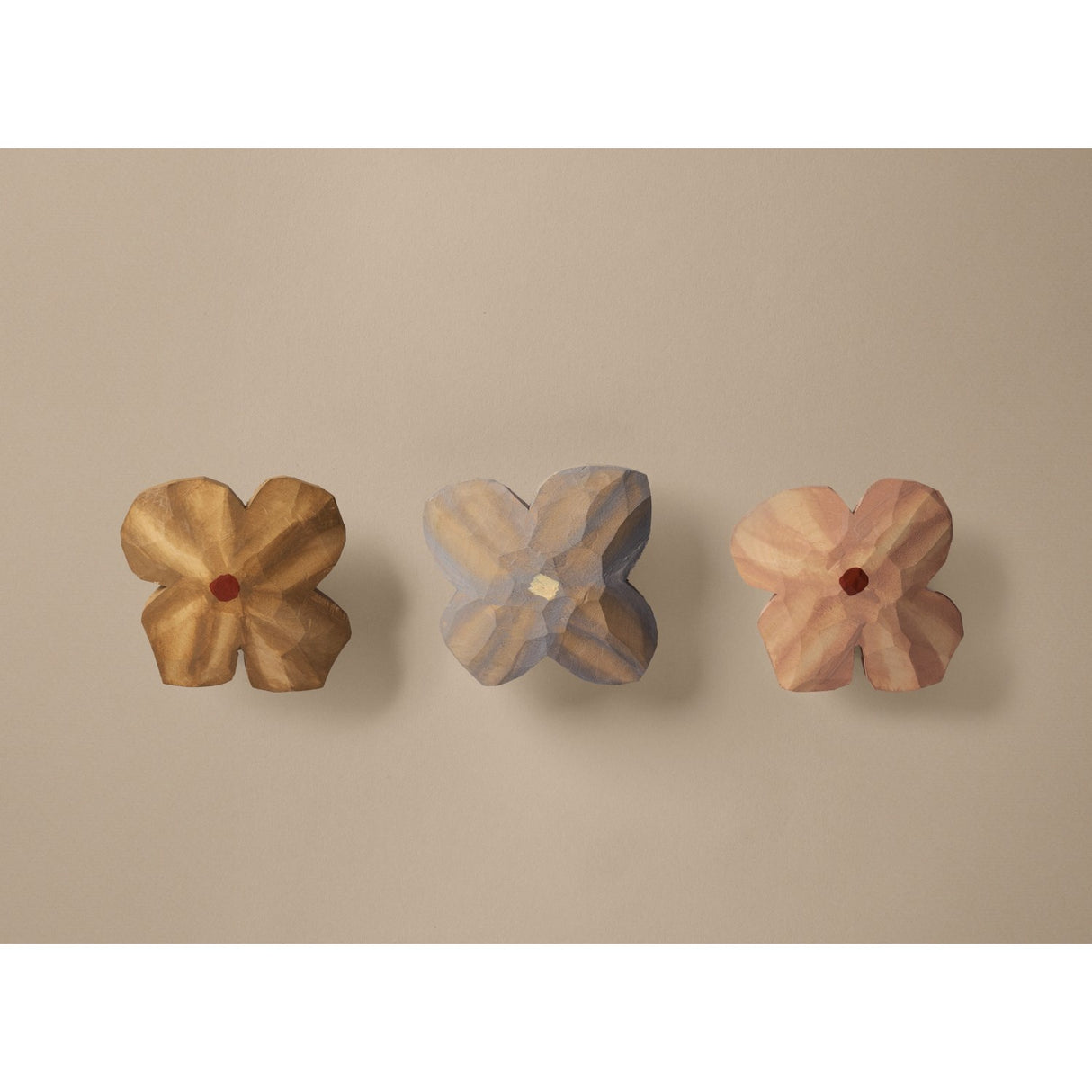 Ferm Living Multi Poesie Hand Carved Magnets 3-Pakning
