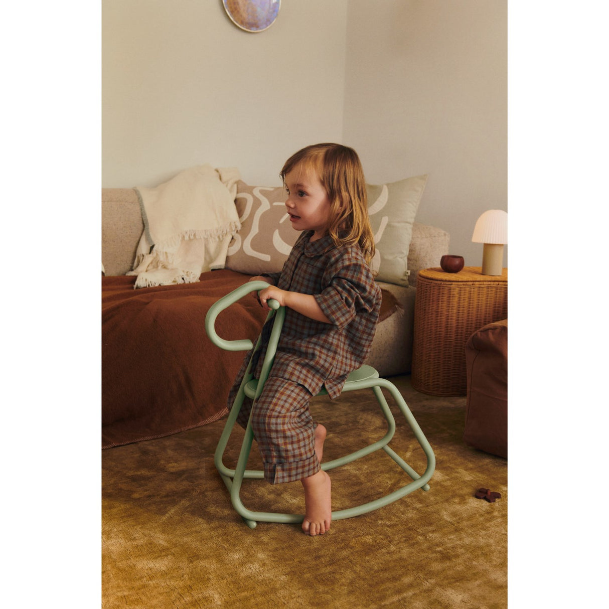 Ferm Living Tea Green Lussi Rocking Horse
