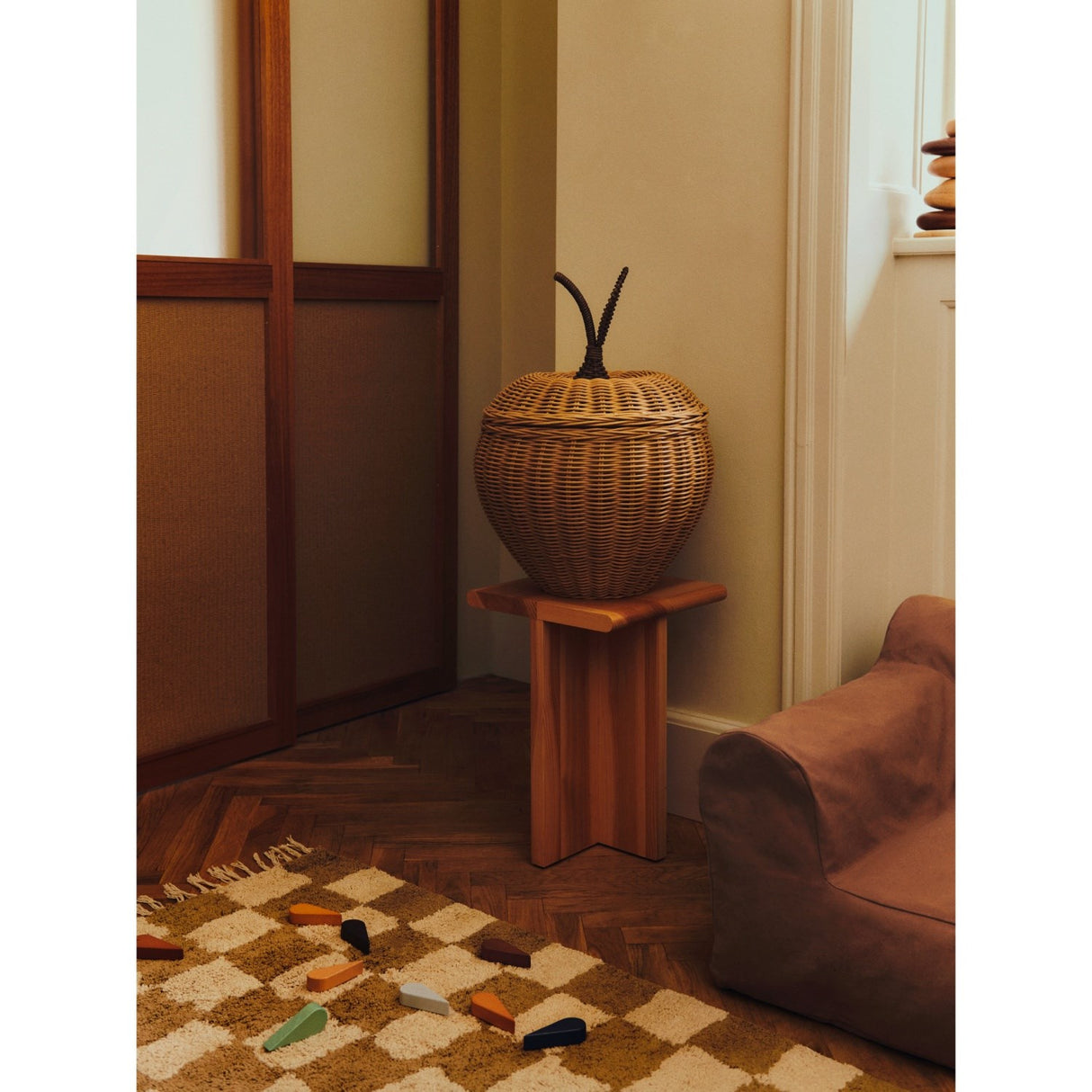 Ferm Living Tan Billow Bean Veske