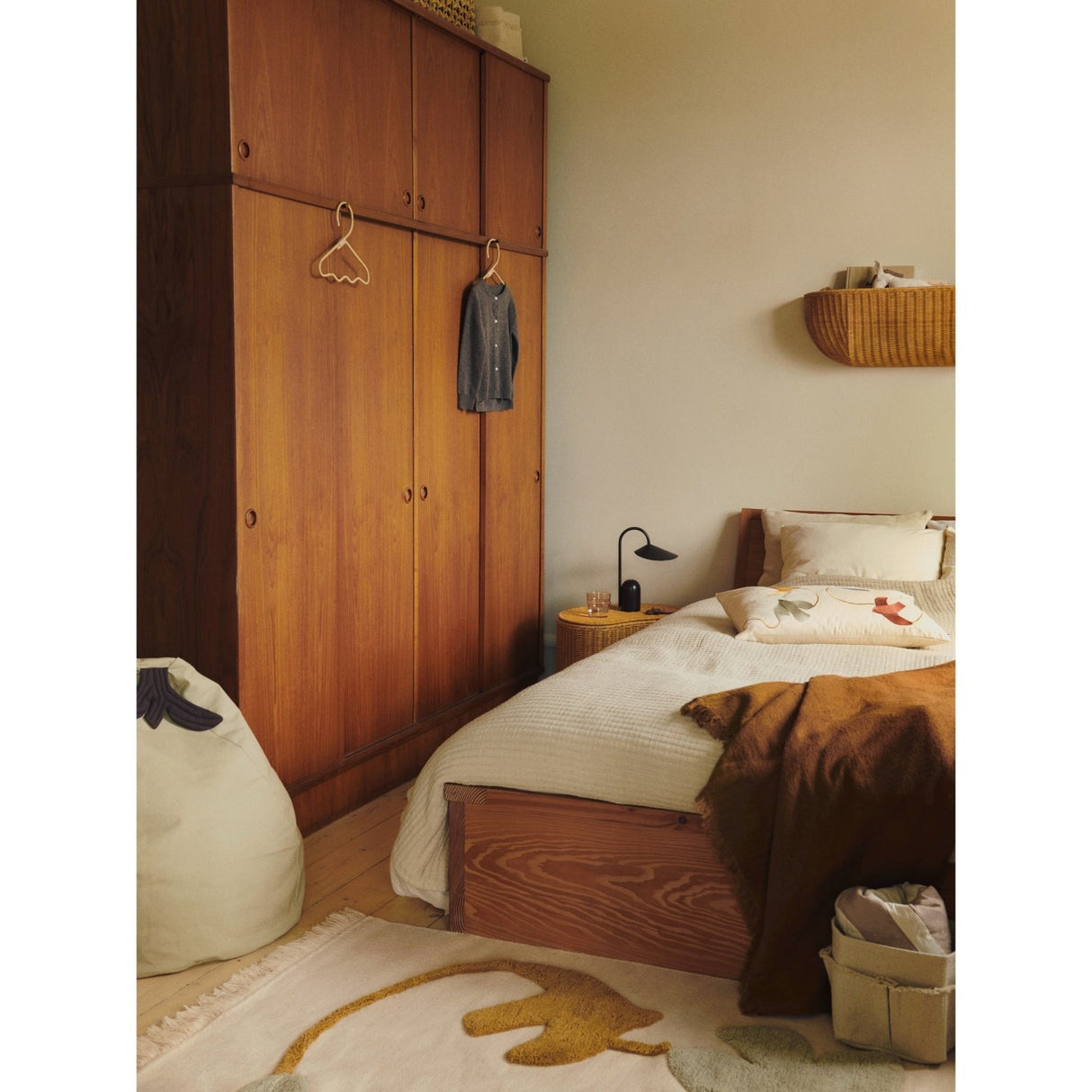 Ferm Living Natural Wavi Clothes Kleshengere 3-Pakning