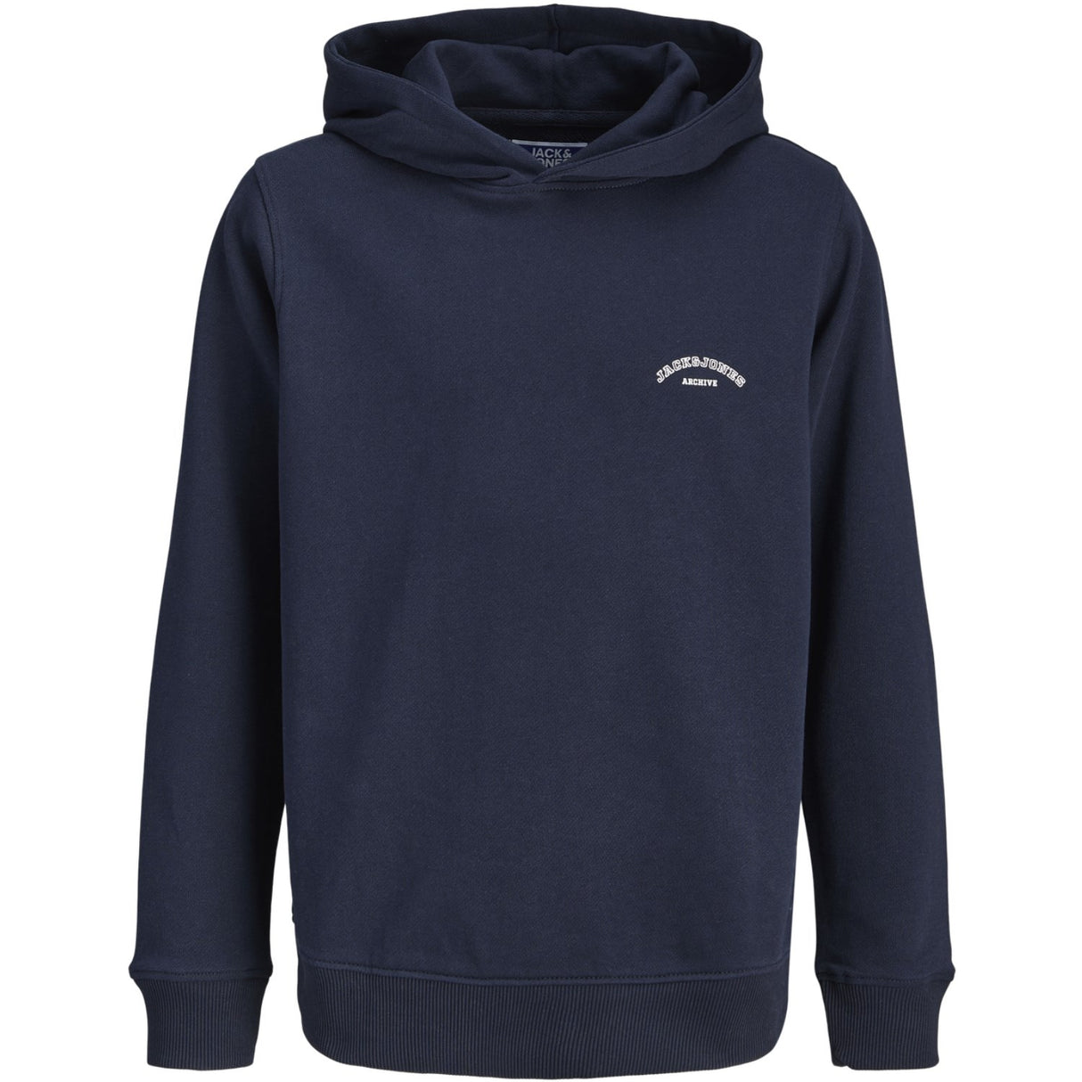 Jack & Jones Junior Navy Blazer Jjcollege Logo Sweat Hette Jnr