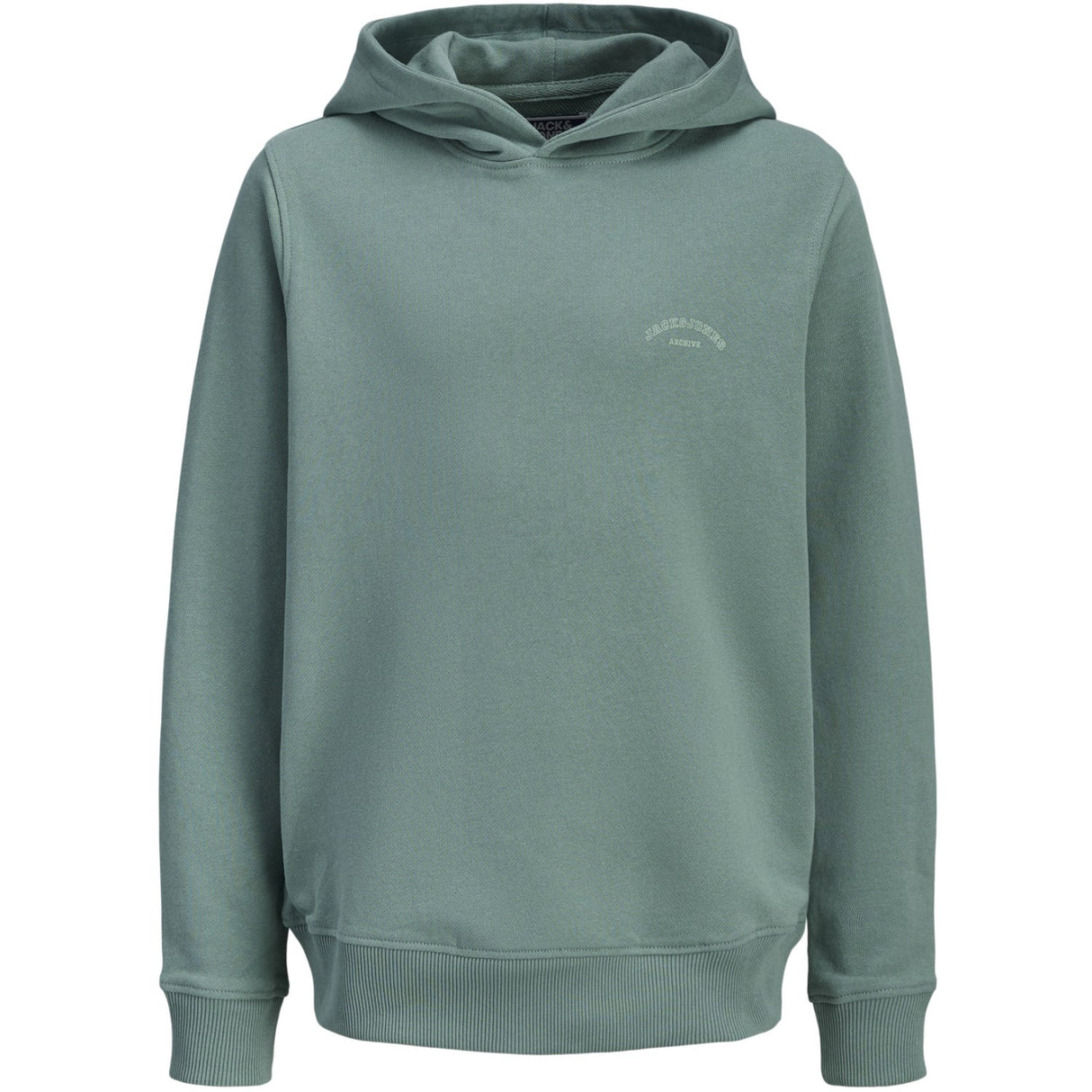 Jack & Jones Junior Mineral Blue Jjcollege Logo Sweat Hette Jnr