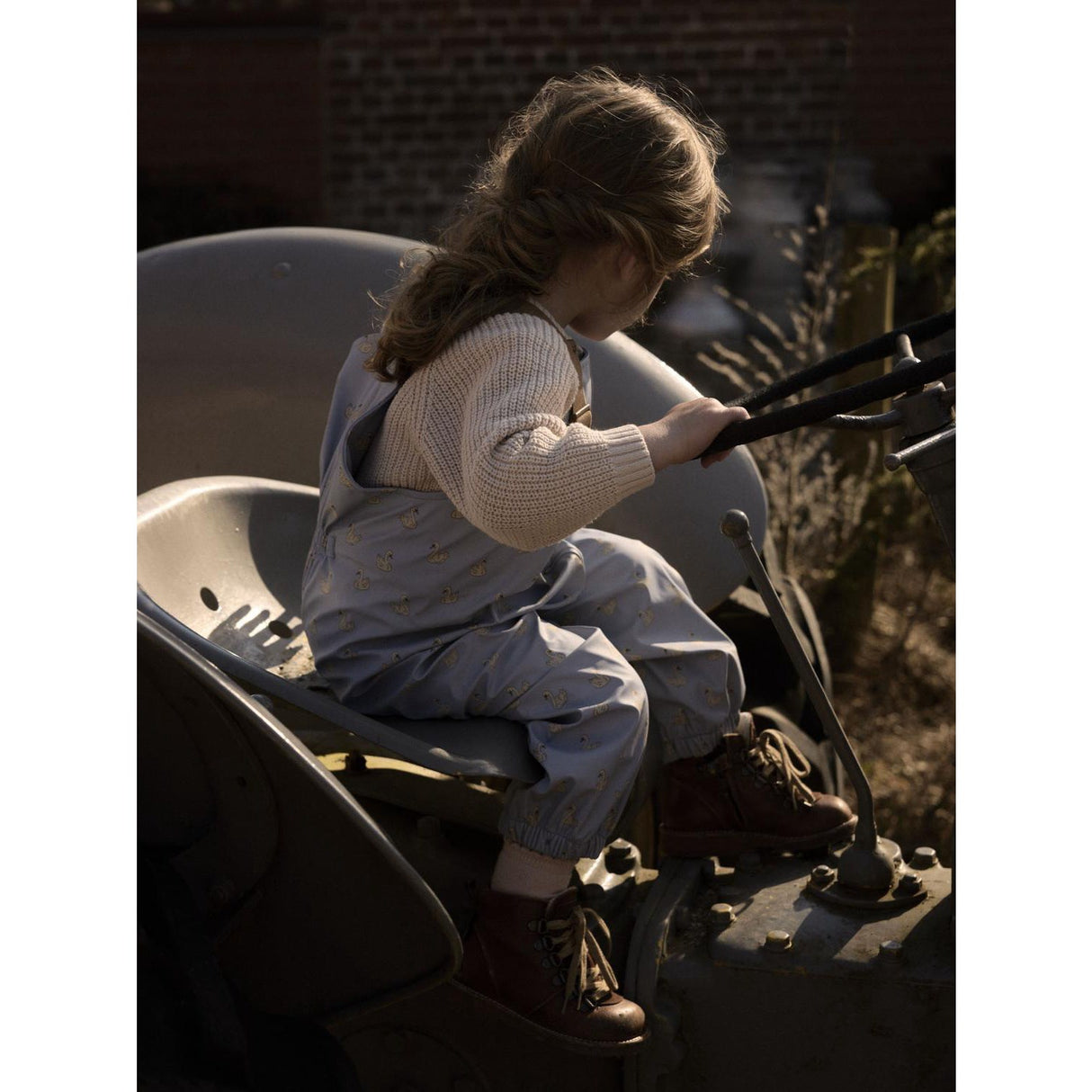 Lil'Atelier Zen Blue Swan Nmfladry10 Rain Sett Aop Fo Lil