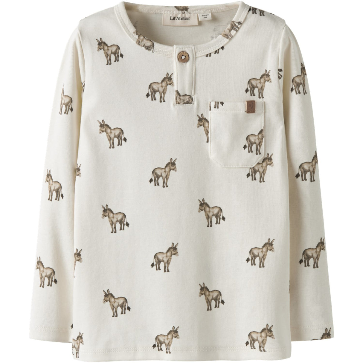 Lil'Atelier Coconut Milk Donky Nmmlayo Sio Ls Slim Topp Lil