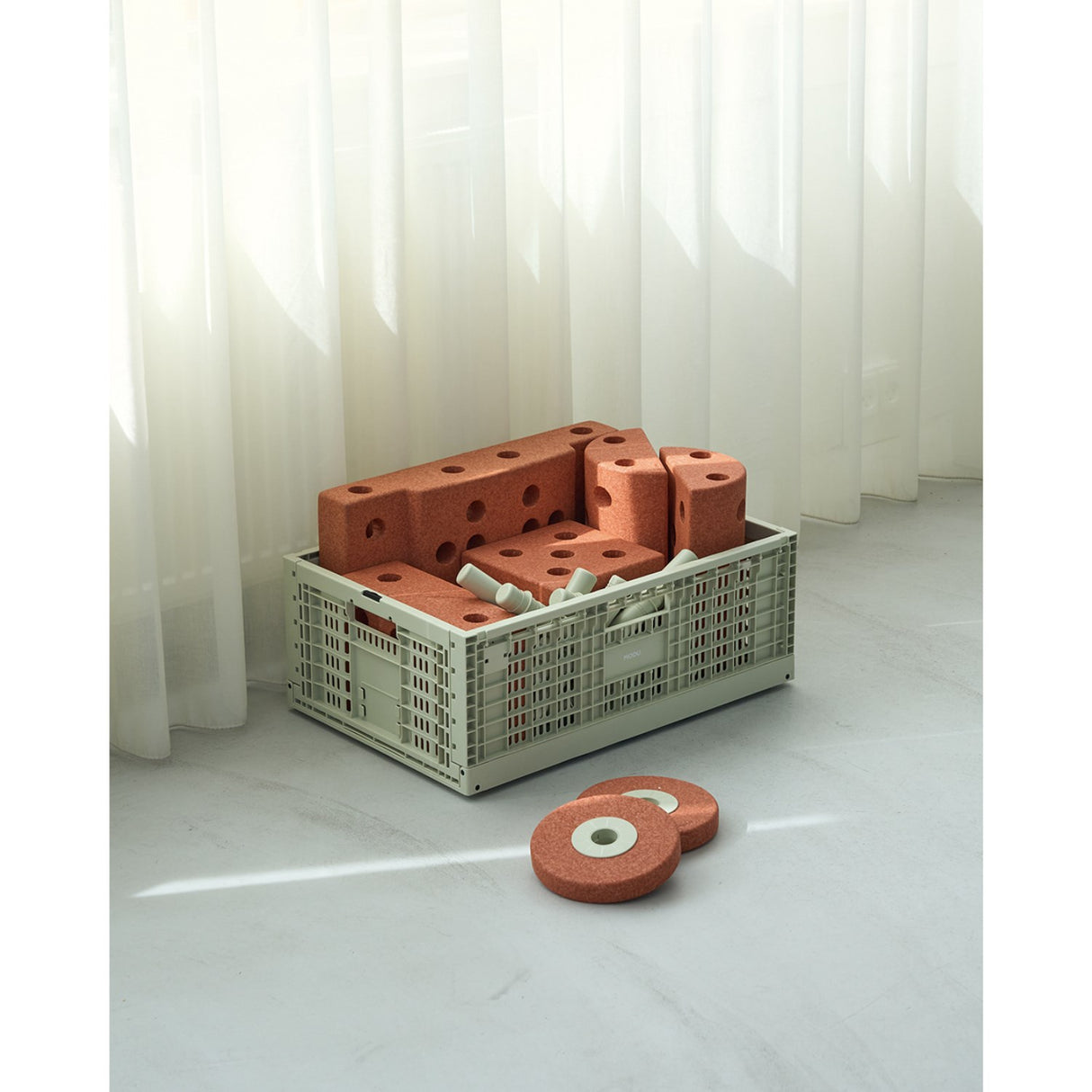 MODU Dusty Green Oppbevaring Crate