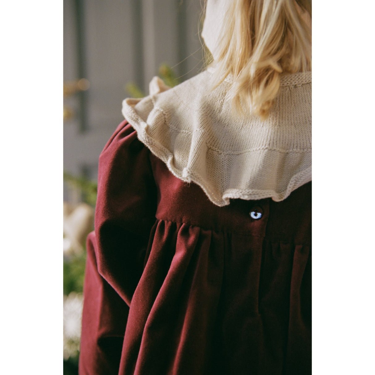 Wheat Ruby Red Kjole L/S Elvira