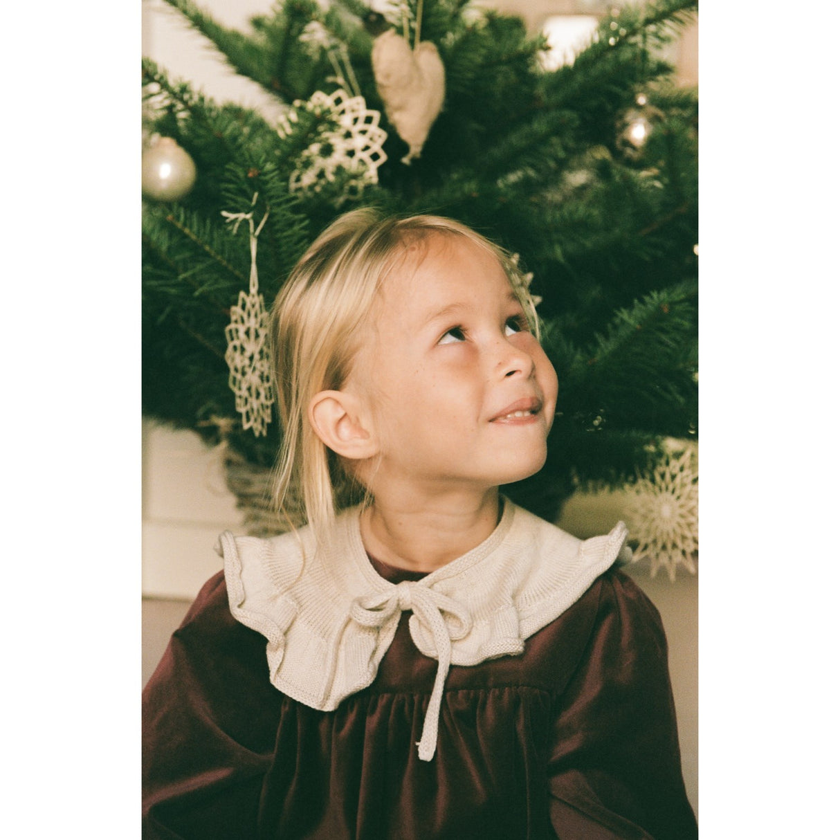 Wheat Offwhite Strikk Halsbånd Edele