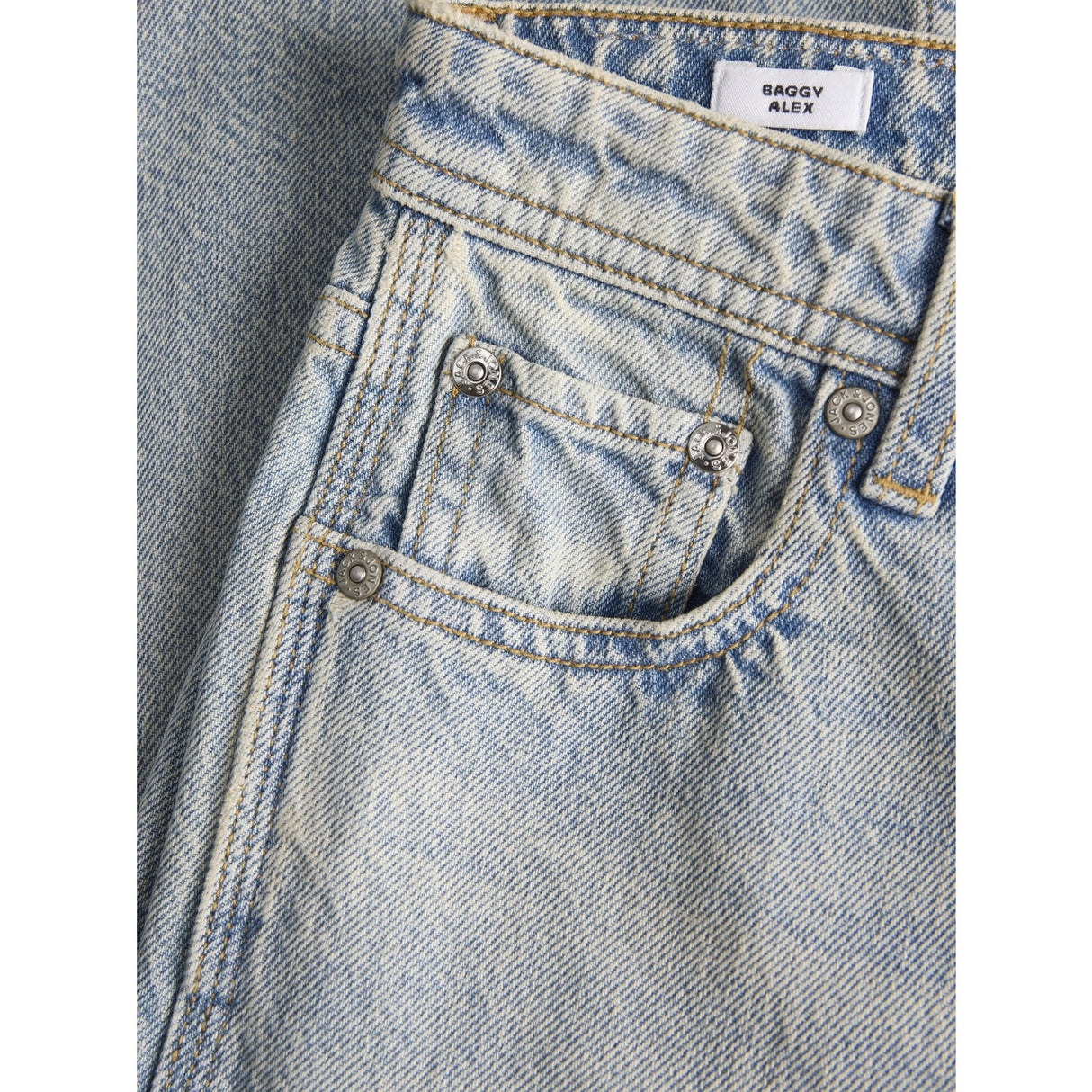 Jack & Jones Junior Blue Denim Jjialex Jjnorrebro Sq 150 Sn Jnr