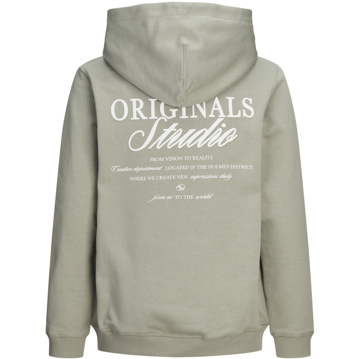 Jack & Jones Junior Seagrass Jornorrebro Typo Back Sweat Hette Sn Jnr
