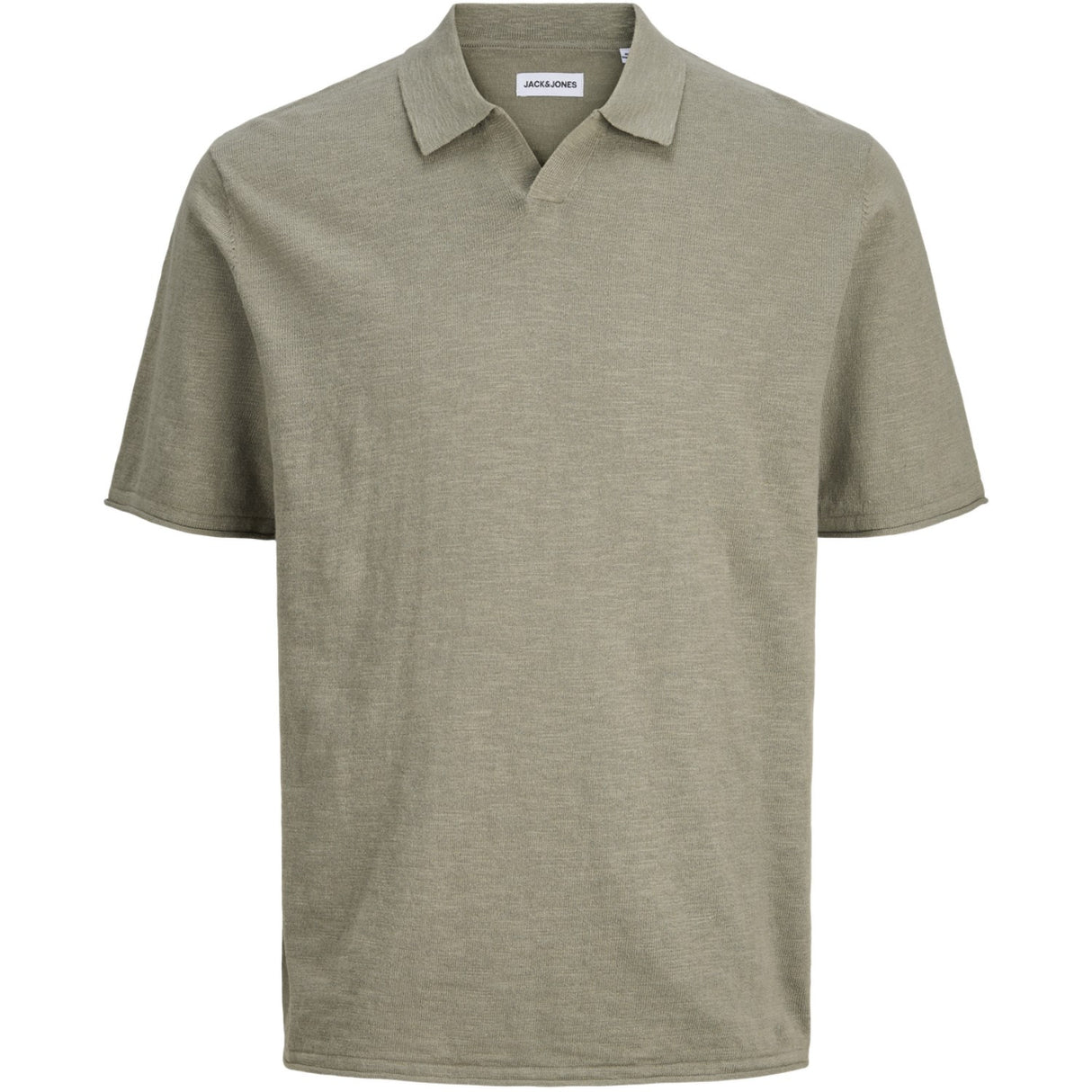 Jack & Jones Junior Vetiver Jjkane Strikk Split Neck Polo Jnr