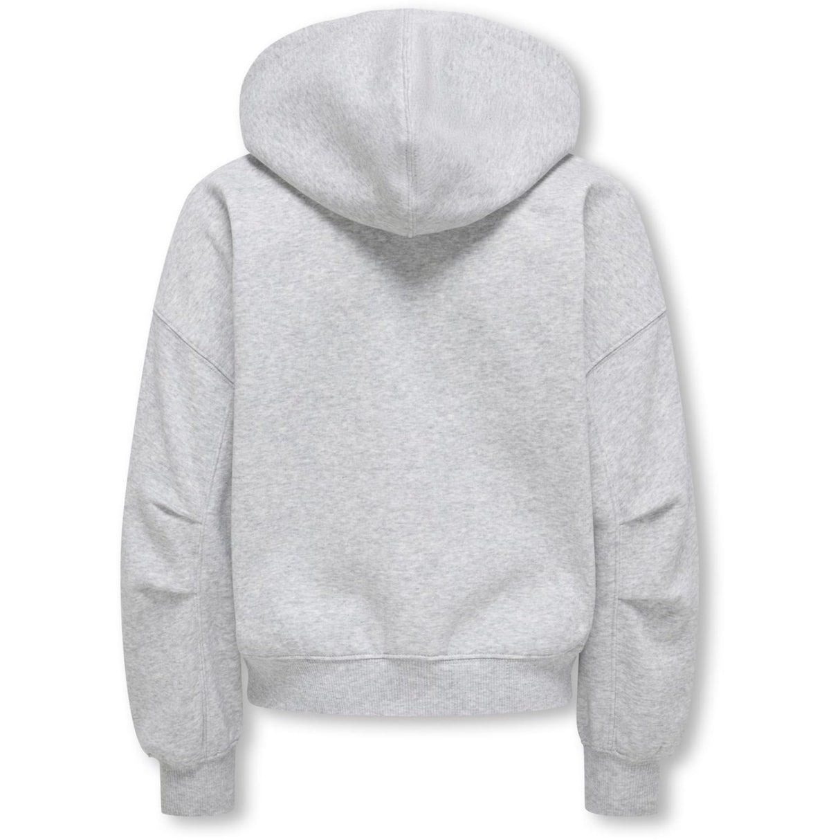 kids ONLY Light Grey Melange Kogevisa L/S Zip Hette Ovs Swt