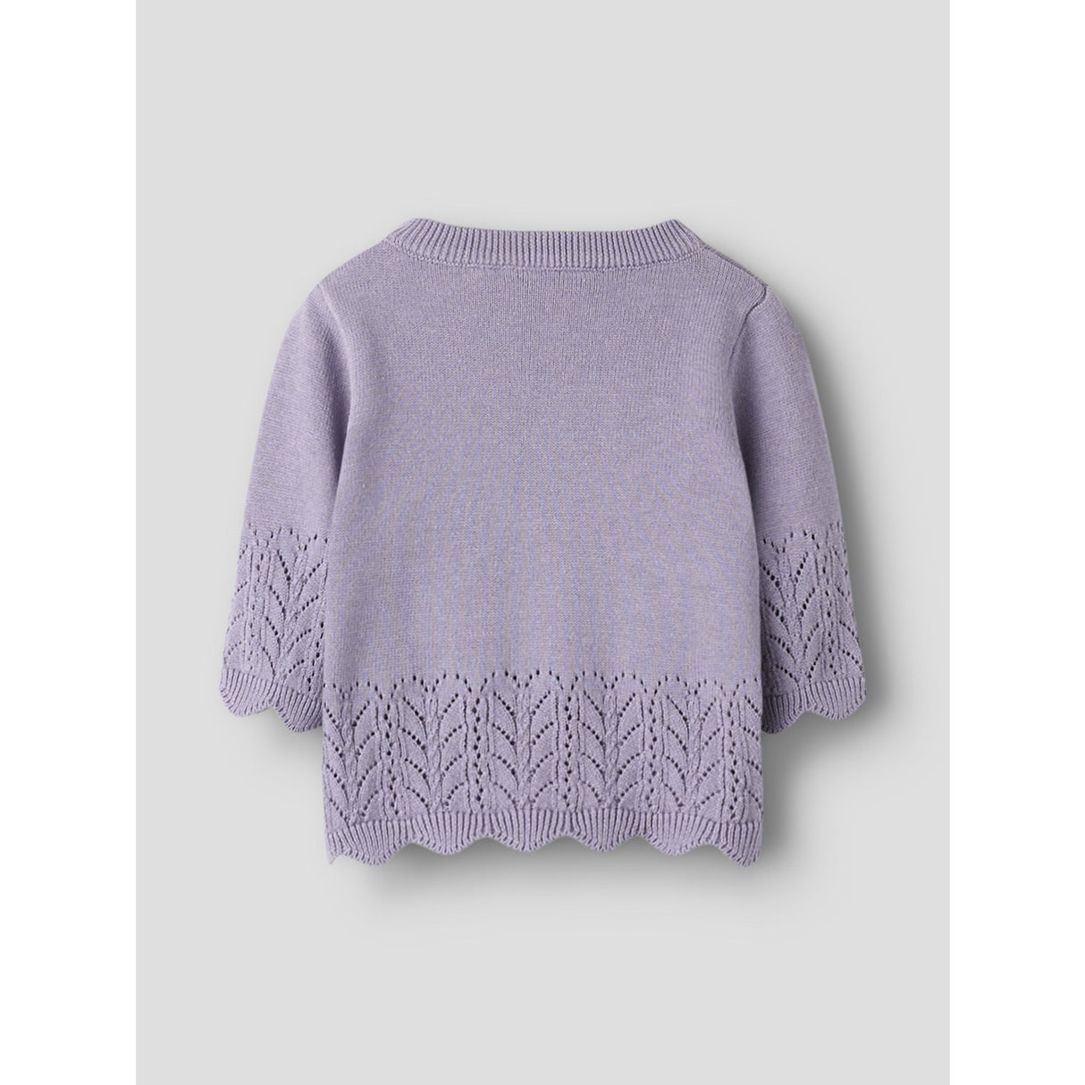 Name It Lavender Gray Nbfbrit Ls Strikk