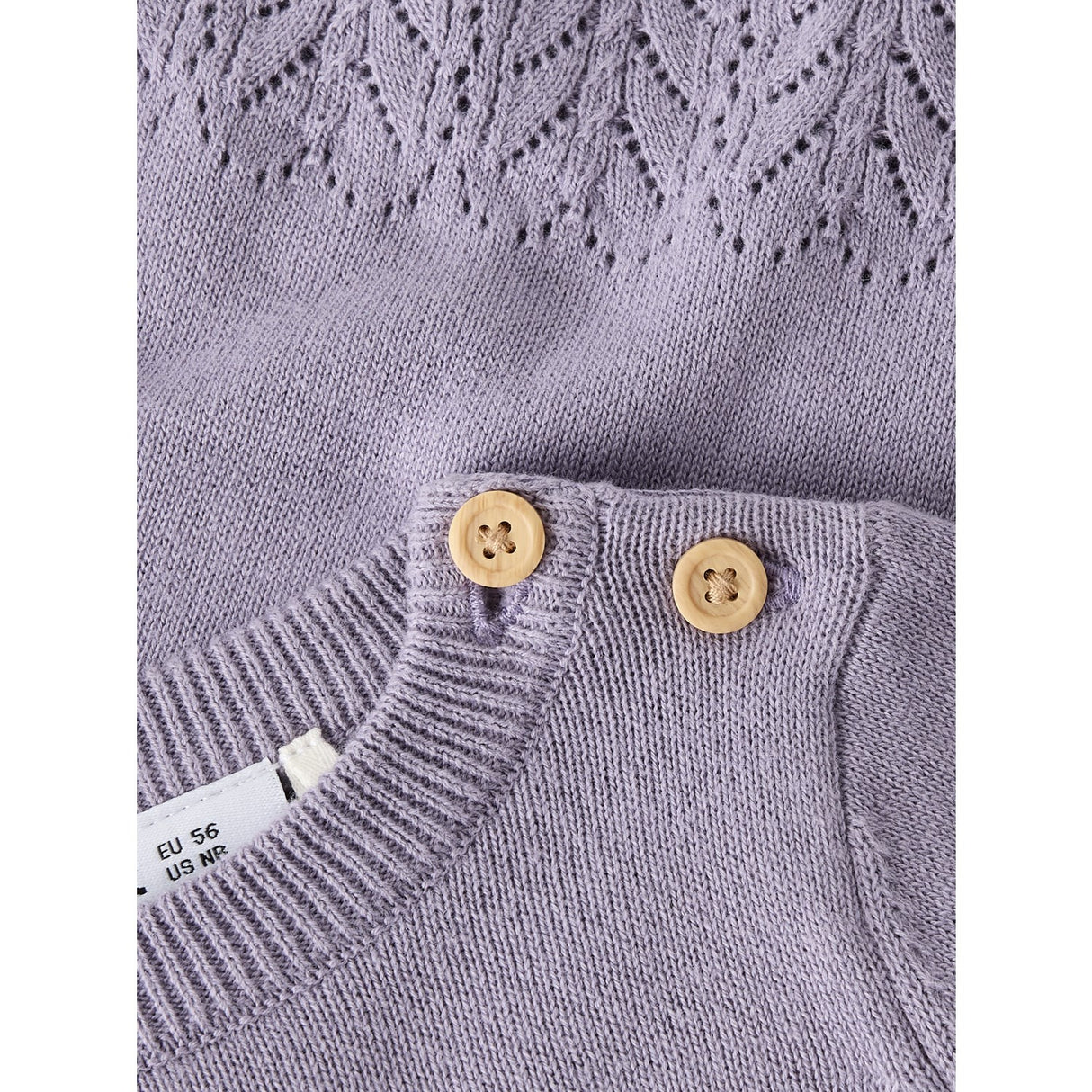 Name It Lavender Gray Nbfbrit Ls Strikk