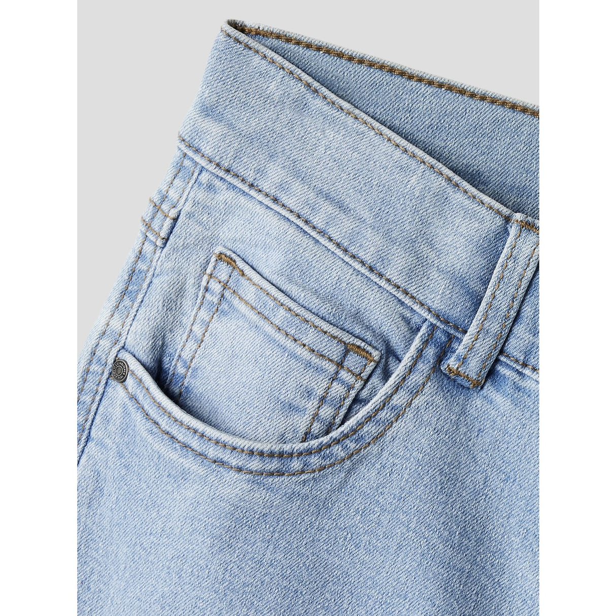 Name It Light Blue Denim Nkfrose Wide Jeans 1061-Dt Tb