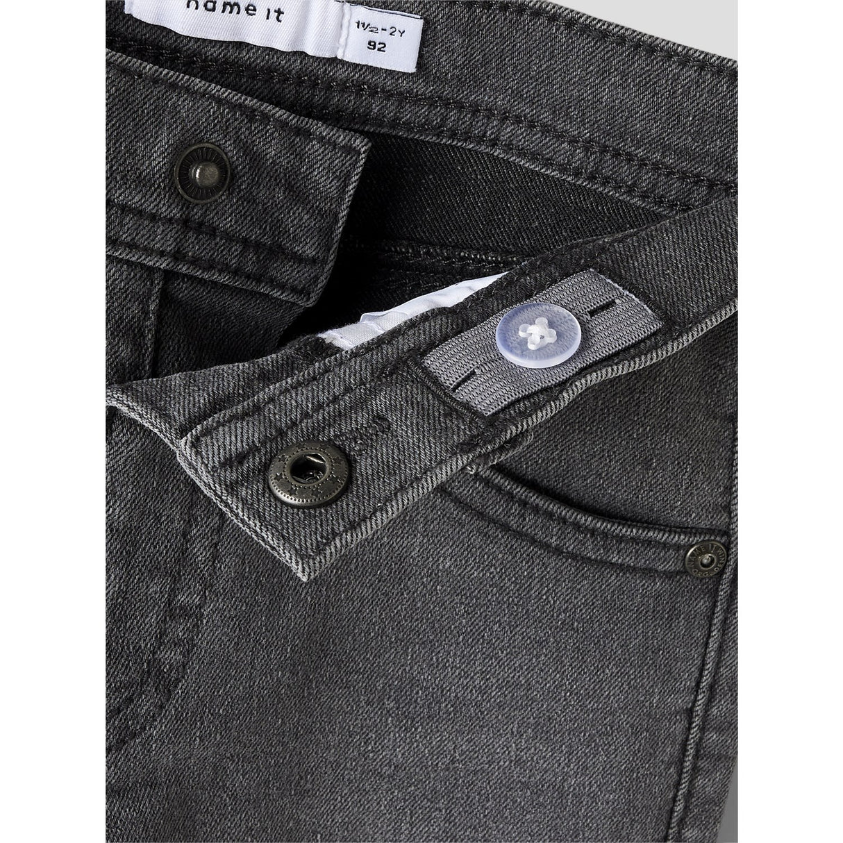 Name It Medium Grey Denim Nmmryan Straight Jeans 1061-Dt Tb
