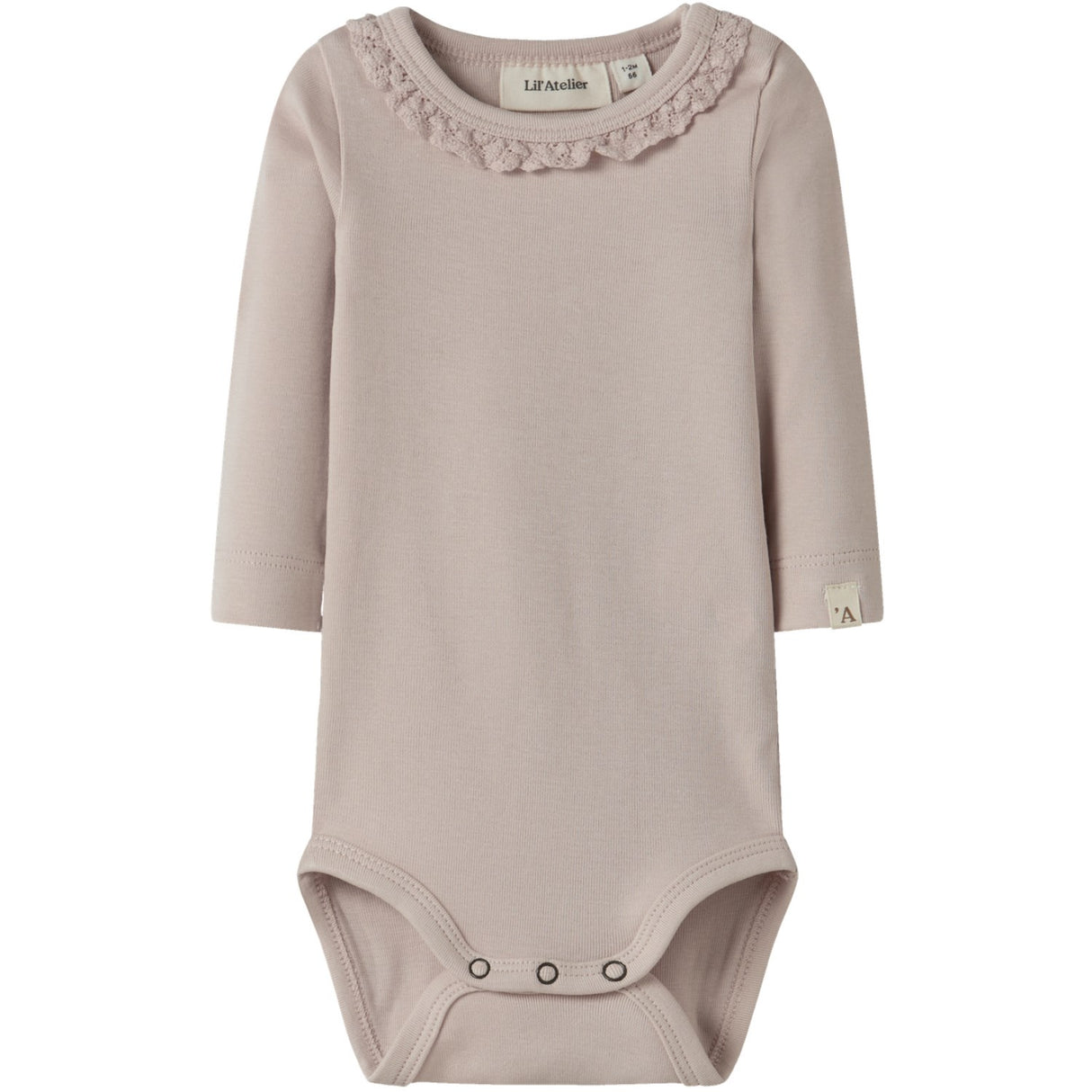 Lil'Atelier Peach Whip Nbflayo Sup Ls Slim Body Solid Lil