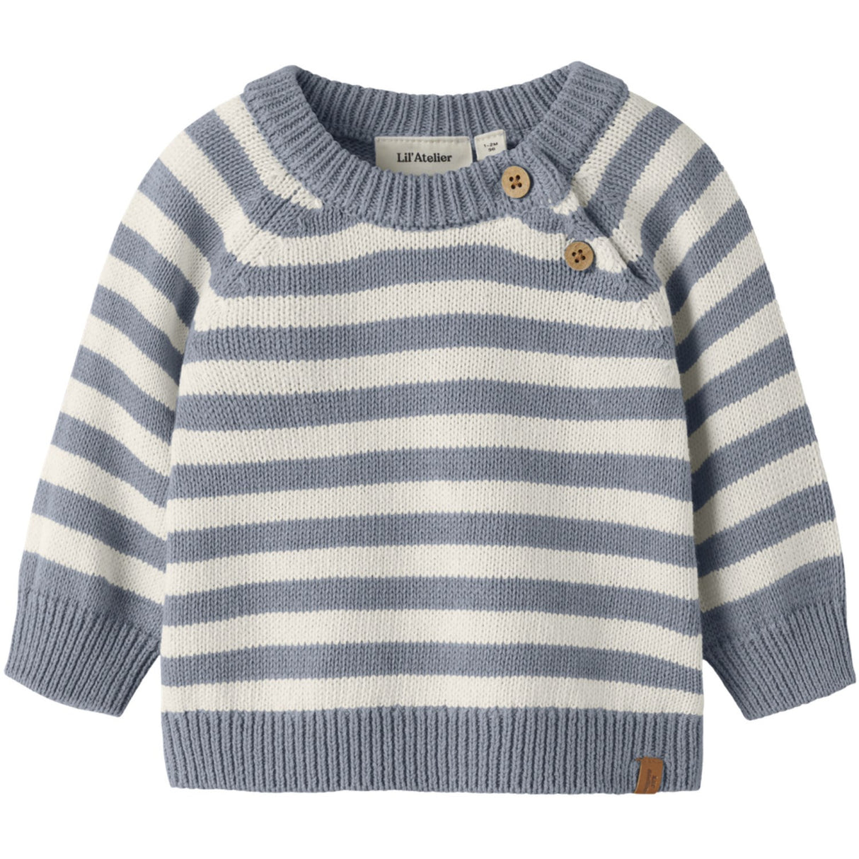 Lil'Atelier Coconut Milk Tradewinds Nbmdason Ls Strikk Lil