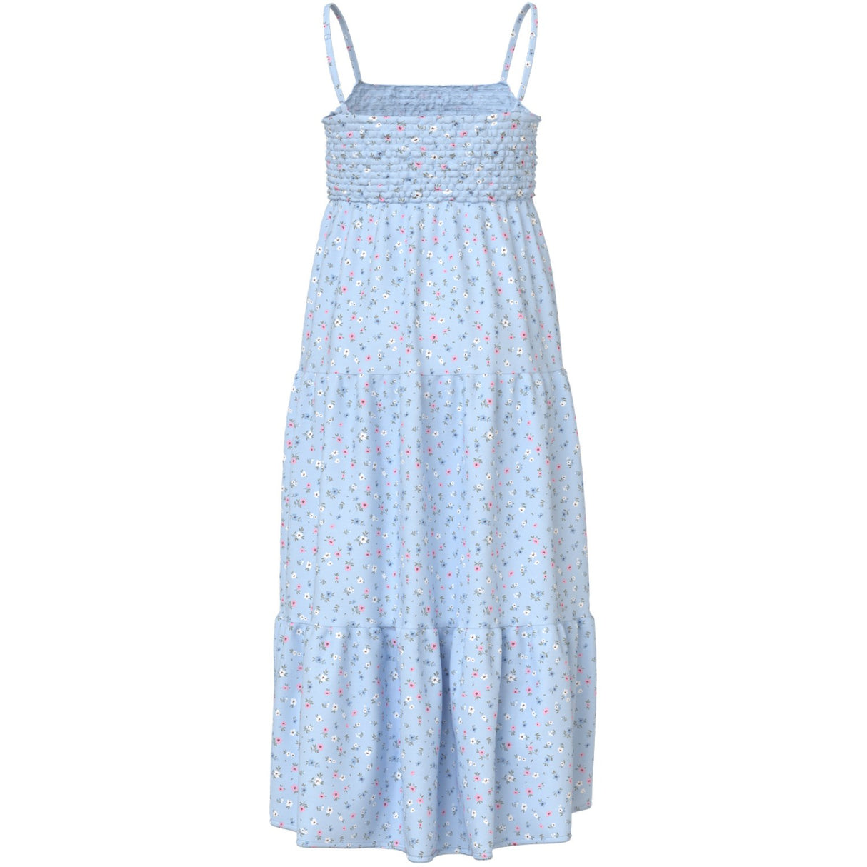 Name It Ice Water Small Floral Nkfvinaya Stropp Maxi Kjole