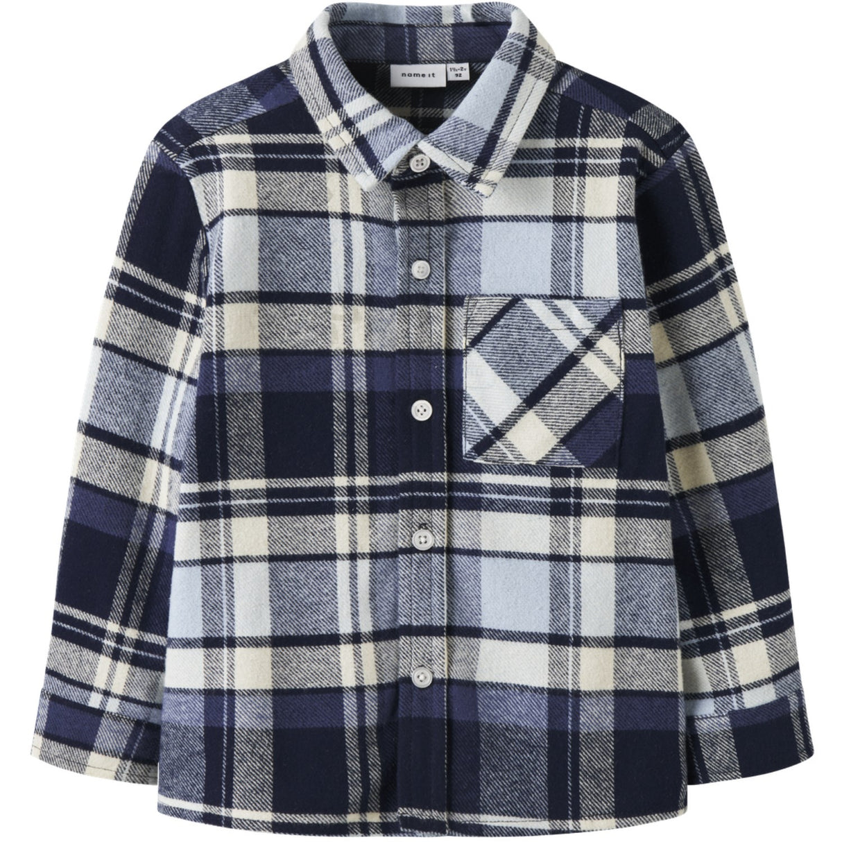 Name It Blue Fog Nmmdetul Ls Overshirt