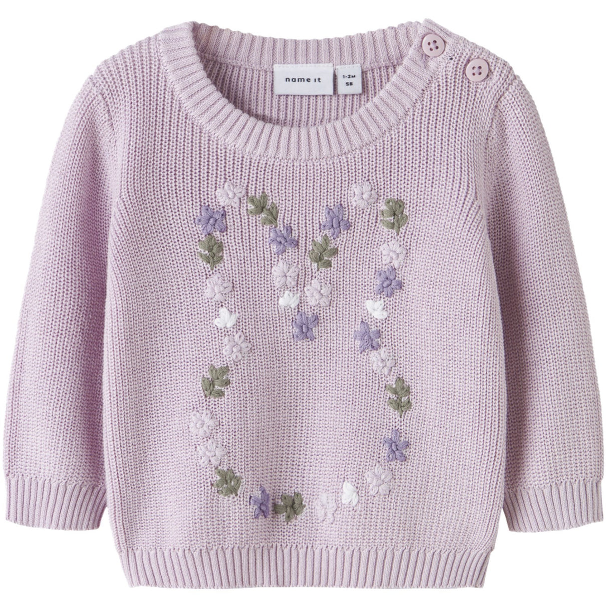 Name It Lavender Fog Nbfdetummi Ls Strikk