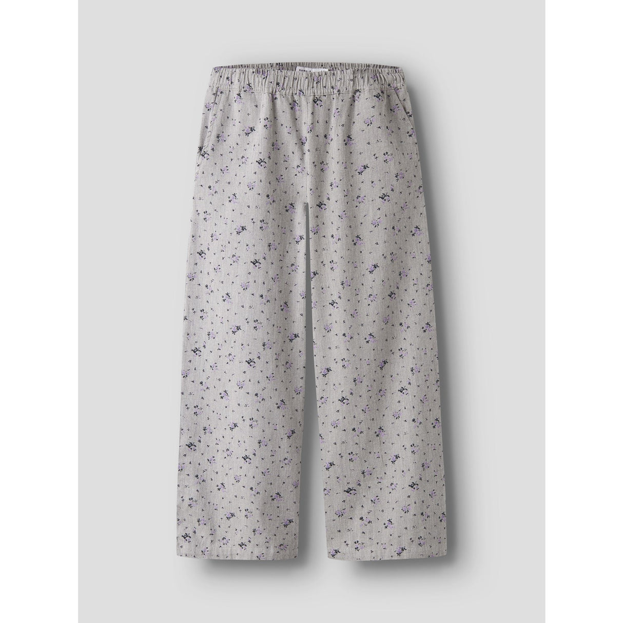 Name It Lavender Gray Nkfdrita Wide Bukser