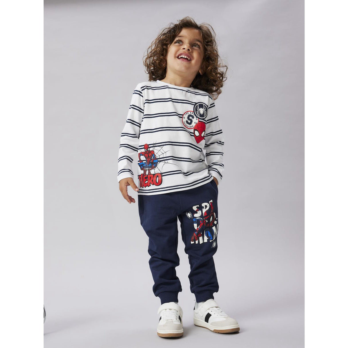 Name It Navy Blazer Nmmfloyd Spider Nreg Swe Bukser Bru Mar