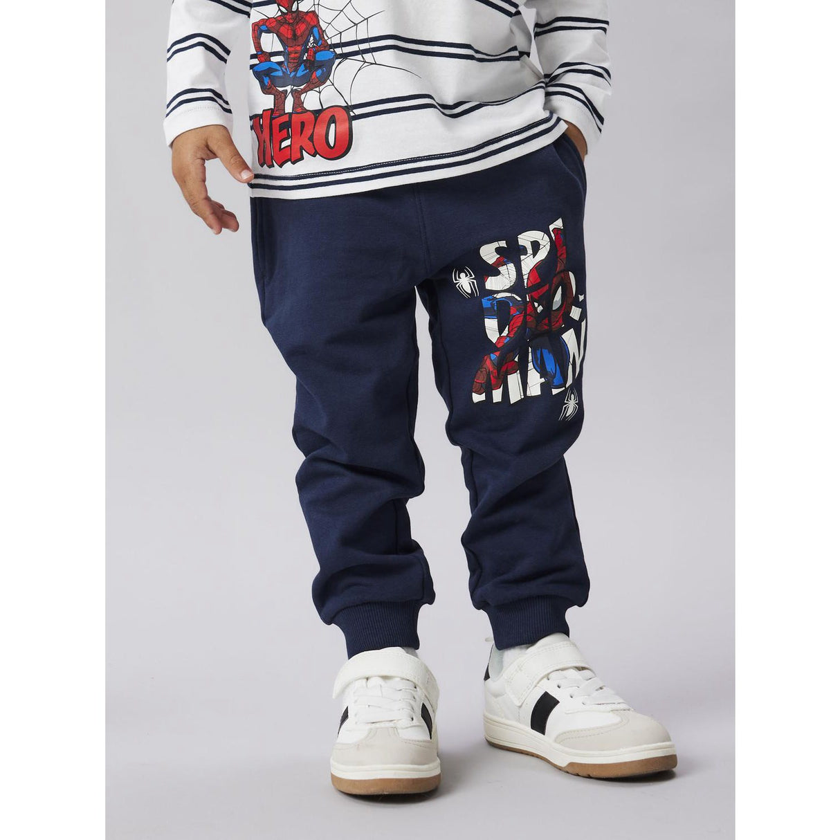 Name It Navy Blazer Nmmfloyd Spider Nreg Swe Bukser Bru Mar