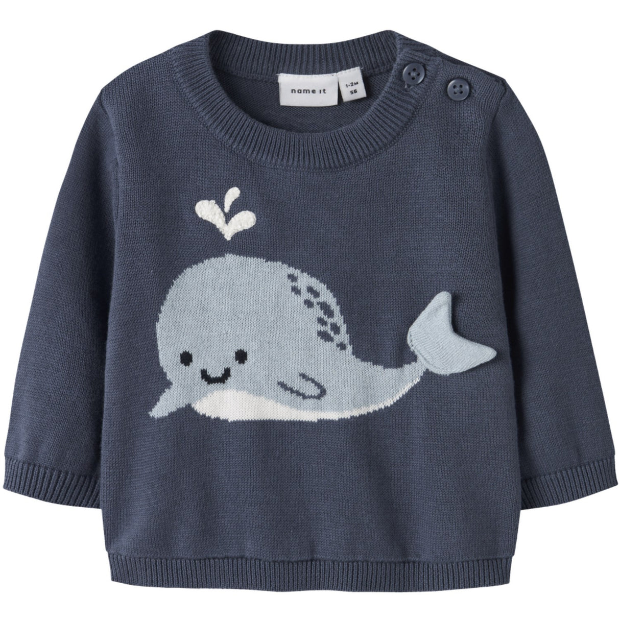 Name It Vintage Indigo Nbmfosea Ls Strikk Box