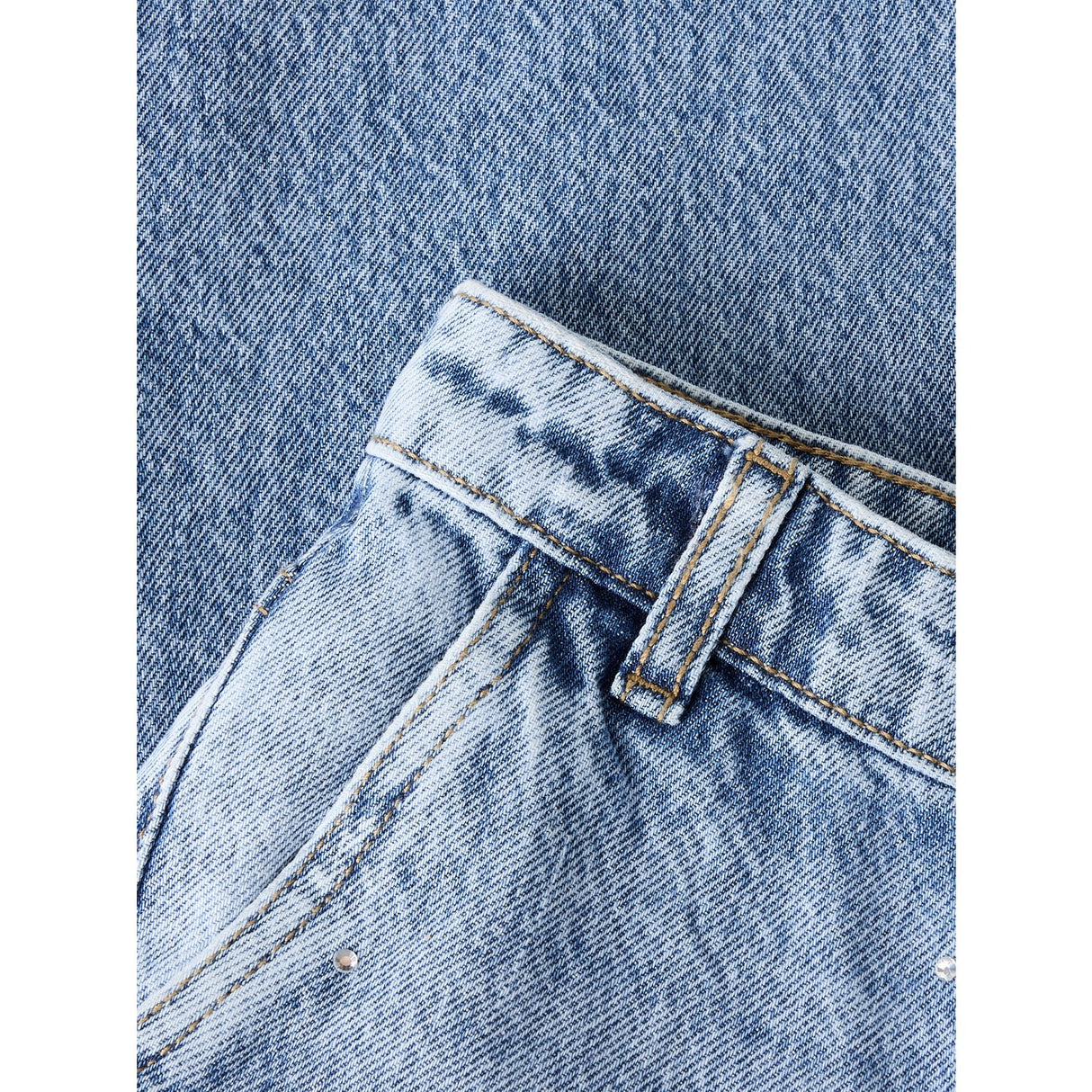 Name It Light Blue Denim Rhine Nkfrose Wide Rhine Jeans 1133-Ac D