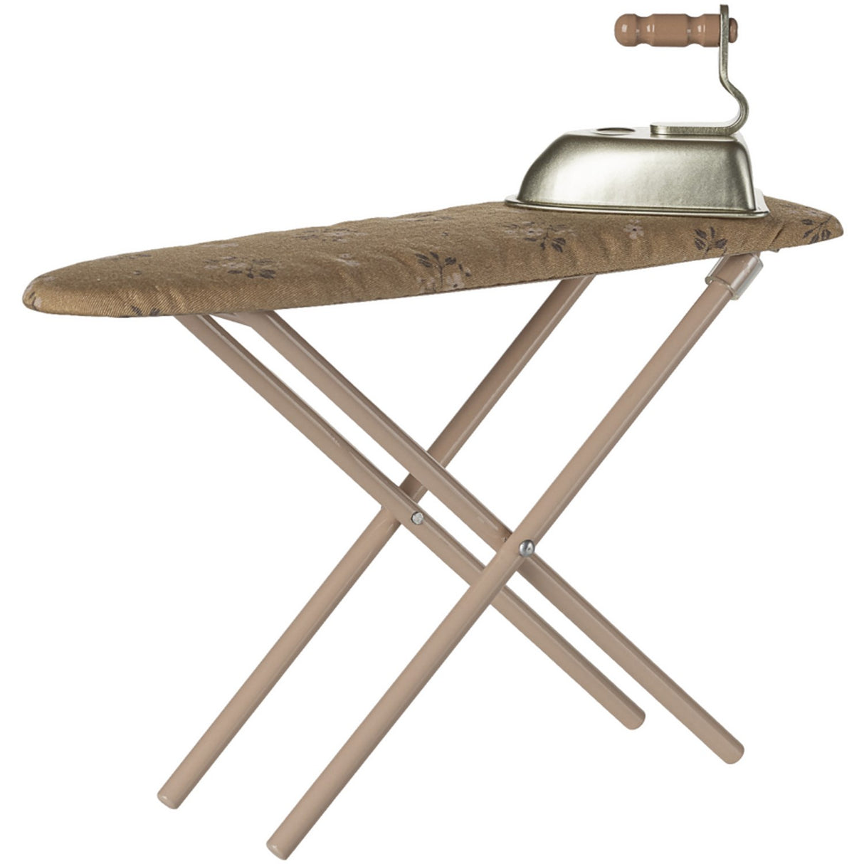 Maileg Strygejern Og Strygebræt, Miniature - Pudder