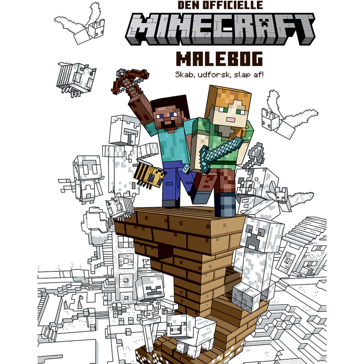 Forlaget Tukan Den Officielle Minecraft Farge Bok