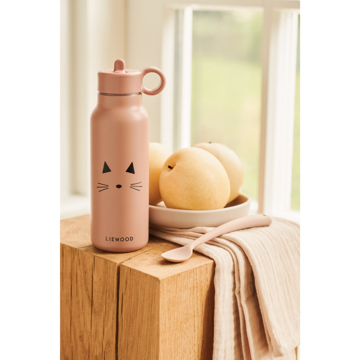 LIEWOOD Cat Dark Rose Falk Water Flaske 350 Ml