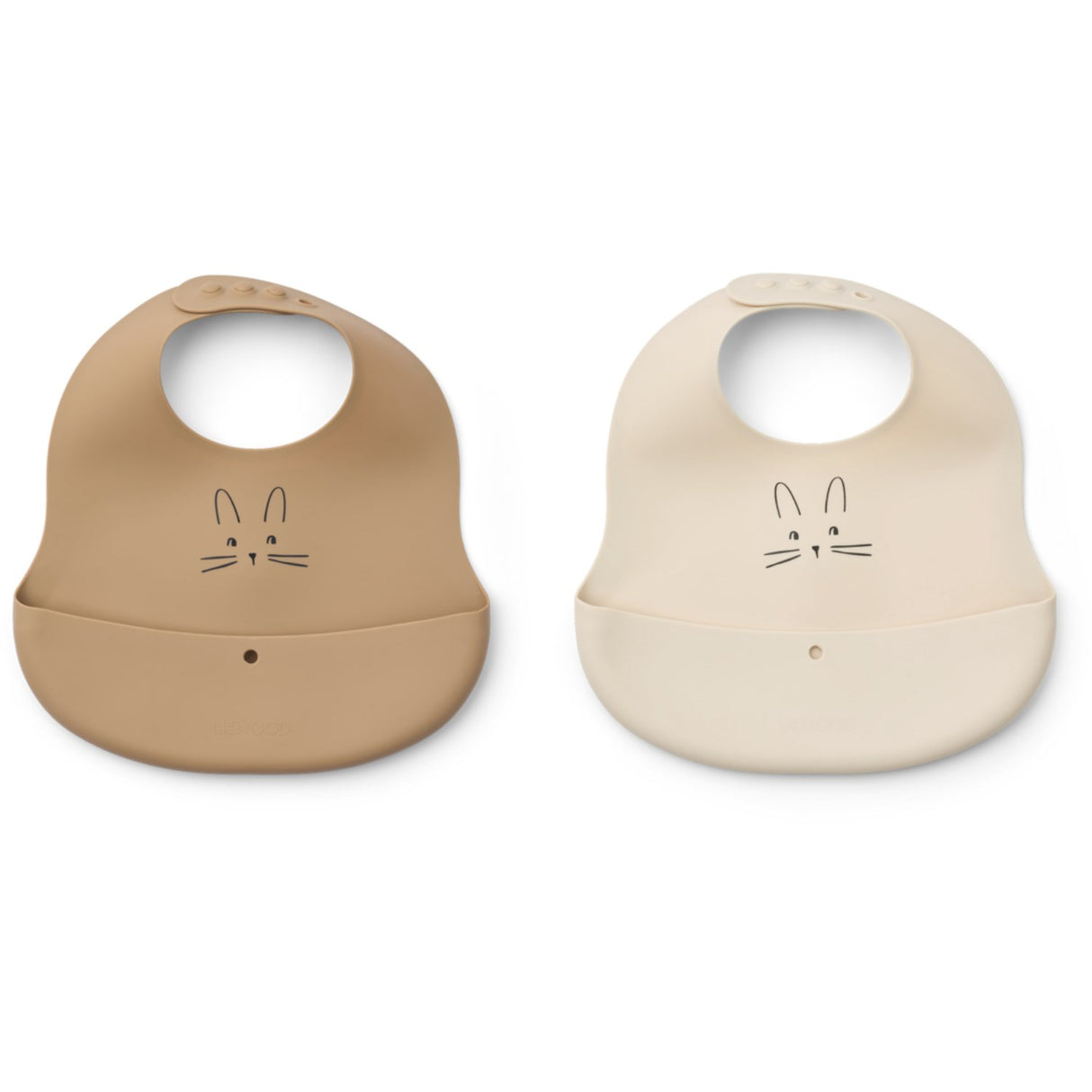 LIEWOOD Rabbit Sandy / Oat Ember Printed Smekke 2-pack